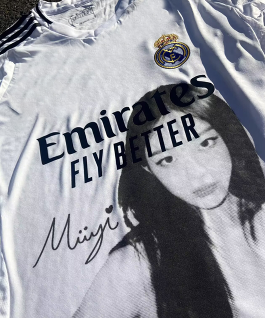 NewJeans Minji Real Madrid Remake Jersey - product view 3