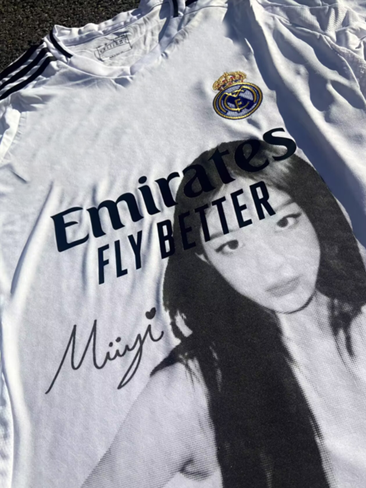 NewJeans Minji Real Madrid Remake Jersey