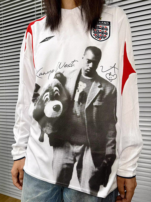 Kanye Lamar Rap Portrait Remake Jersey