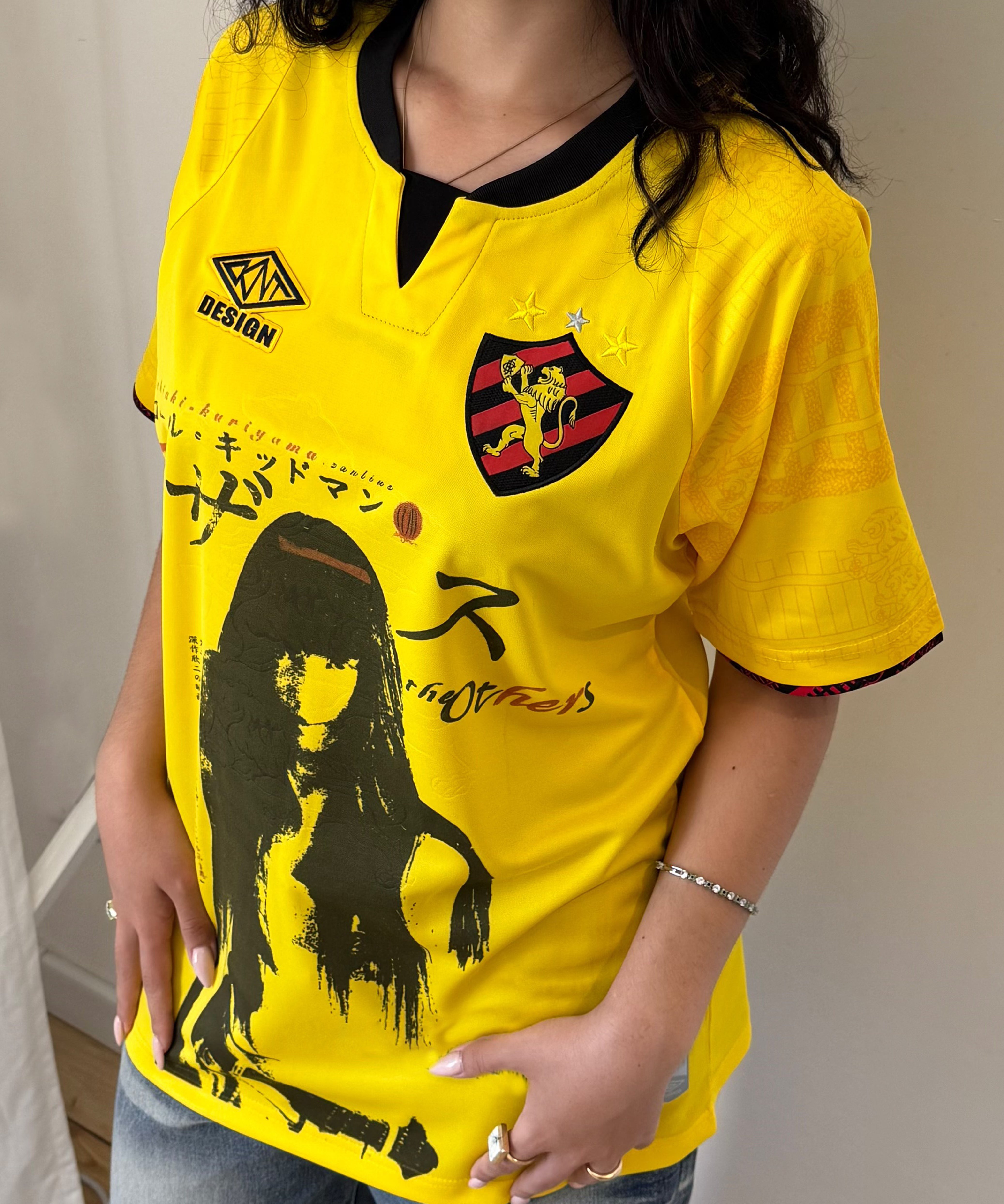 Chiaki Kuriyama Yellow Graphic Jersey