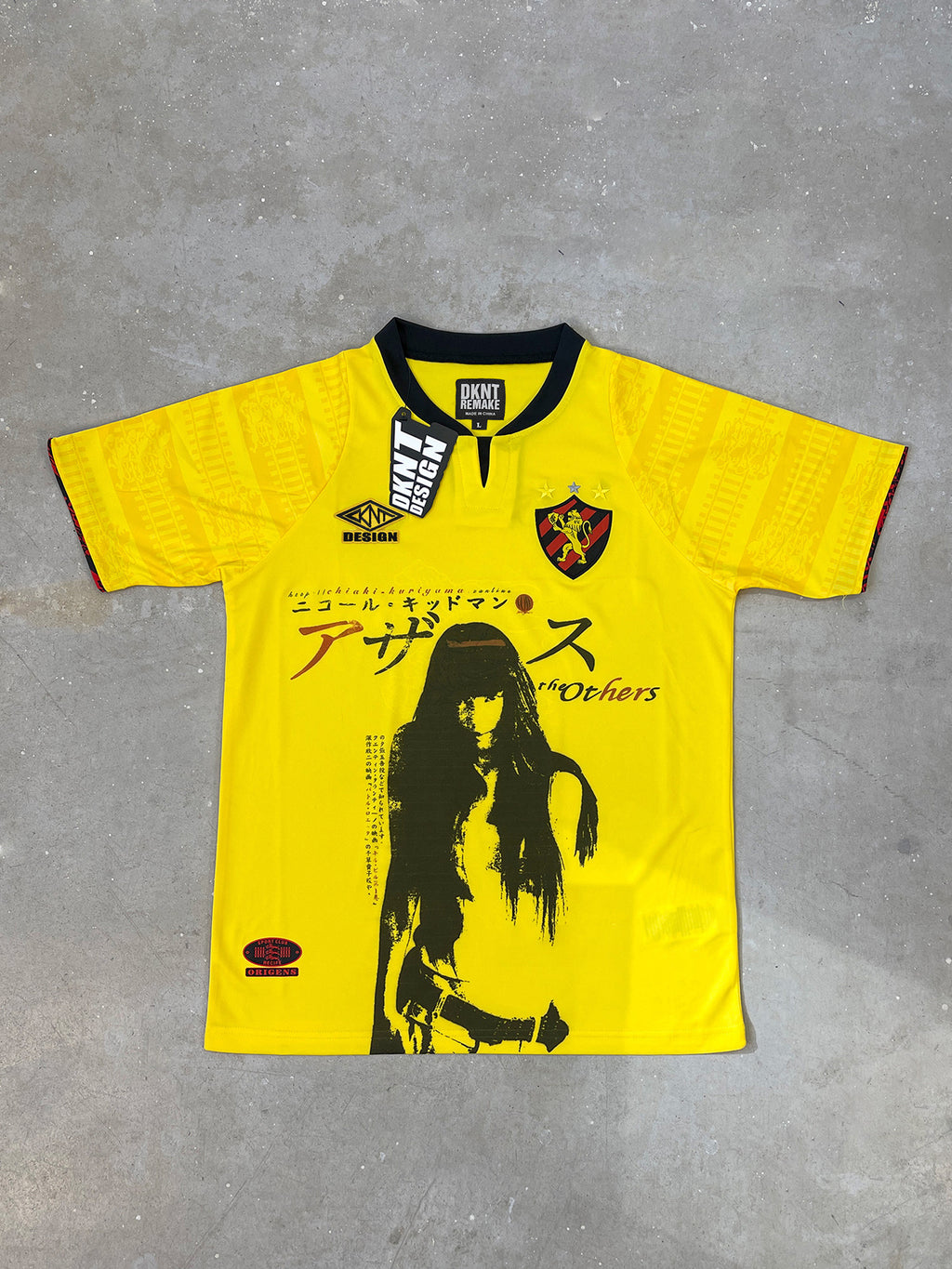 Chiaki Kuriyama Gelb Grafiktrikot