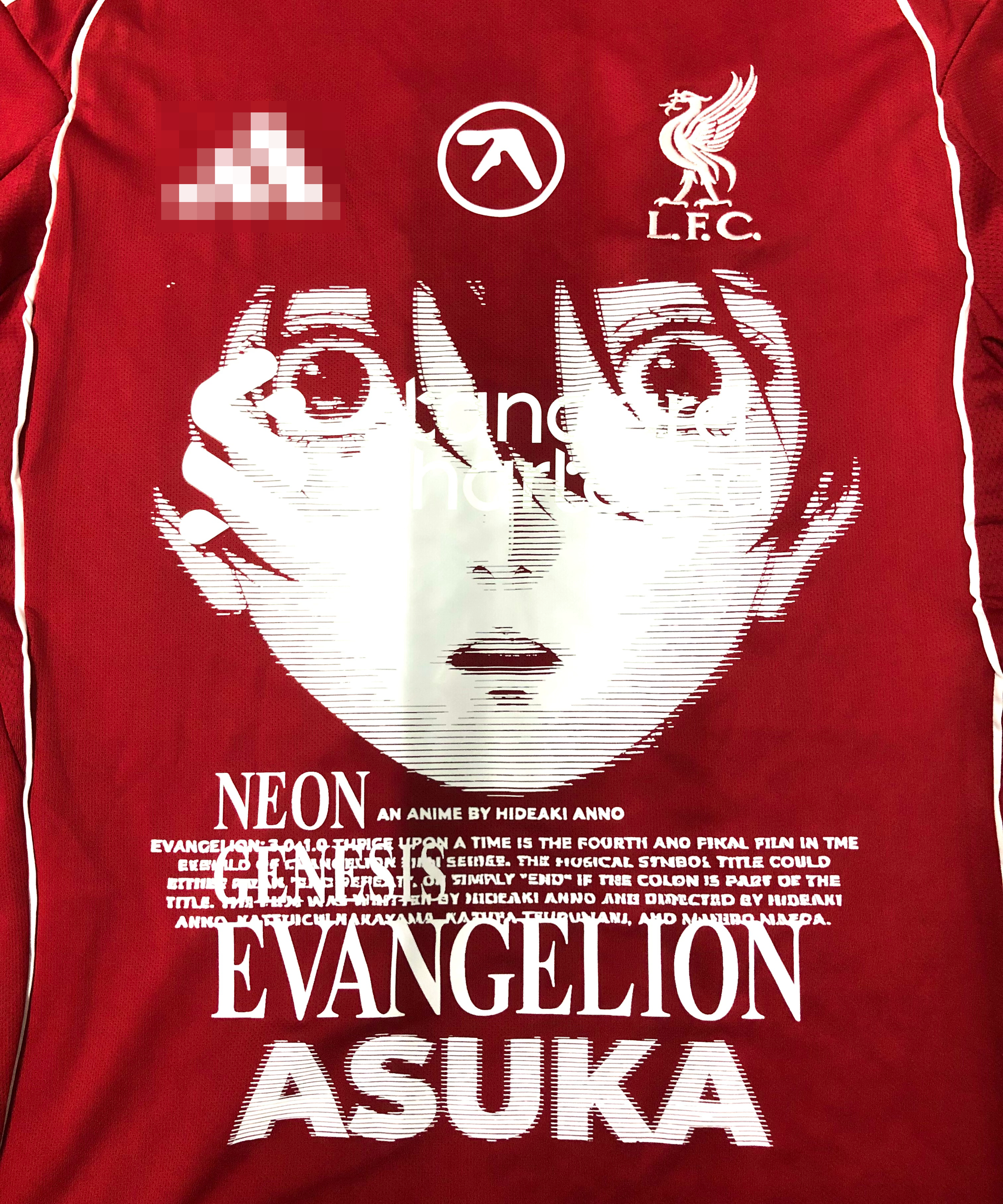 Asuka Langley Liverpool Red Graphic Jersey