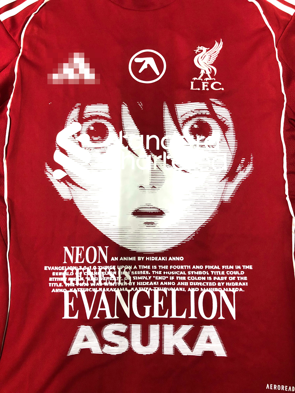 Asuka Langley Liverpool Red Graphic Jersey
