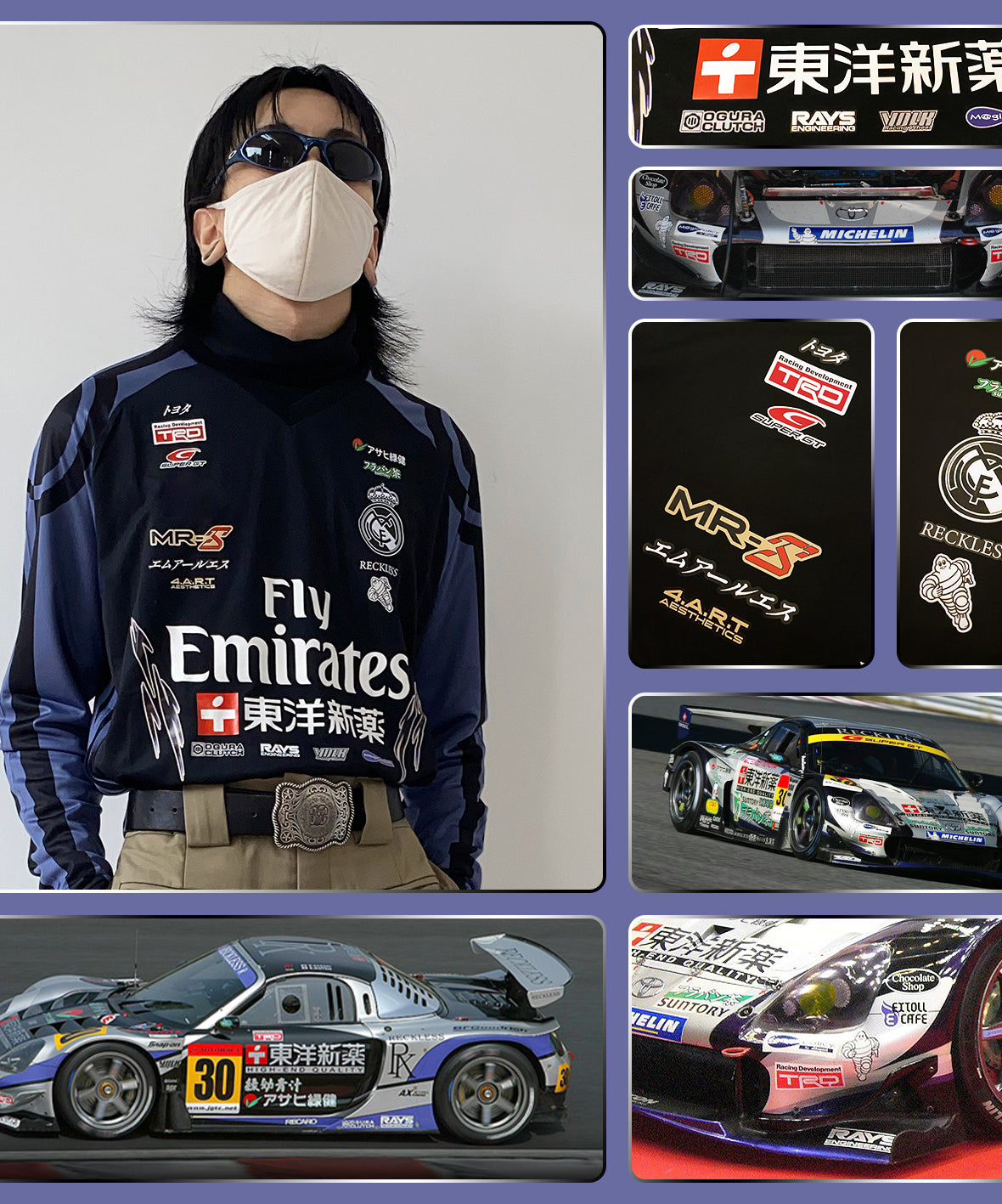 Real Madrid x Toyota MR-S Super GT Jersey