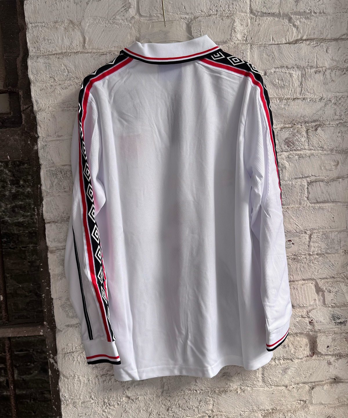 Kurisu Makise Manchester United White Long Sleeve Jersey