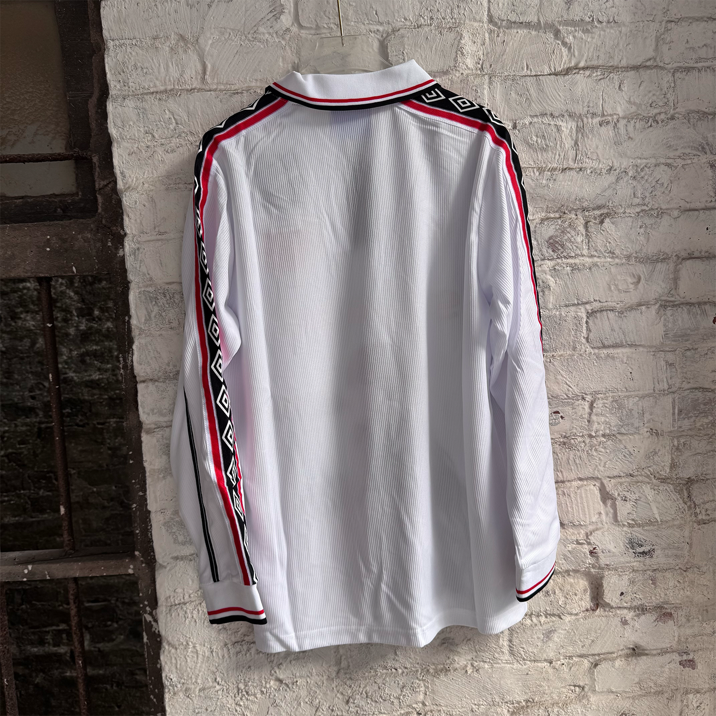 Kurisu Makise Manchester United White Long Sleeve Jersey