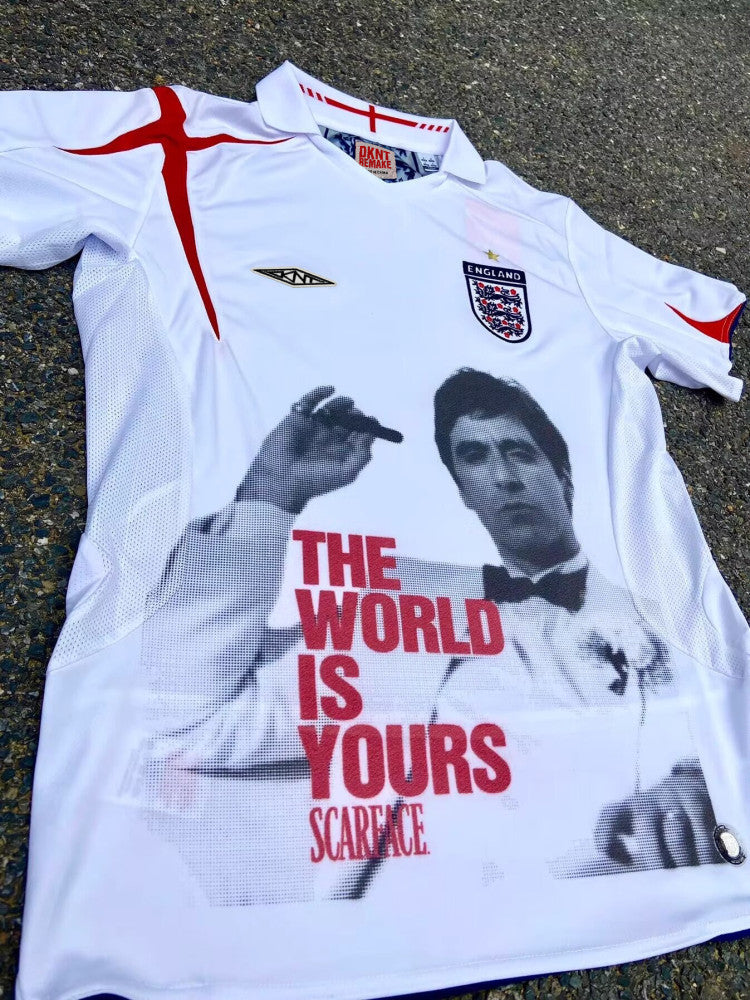 Scarface England Weiß Grafiktrikot