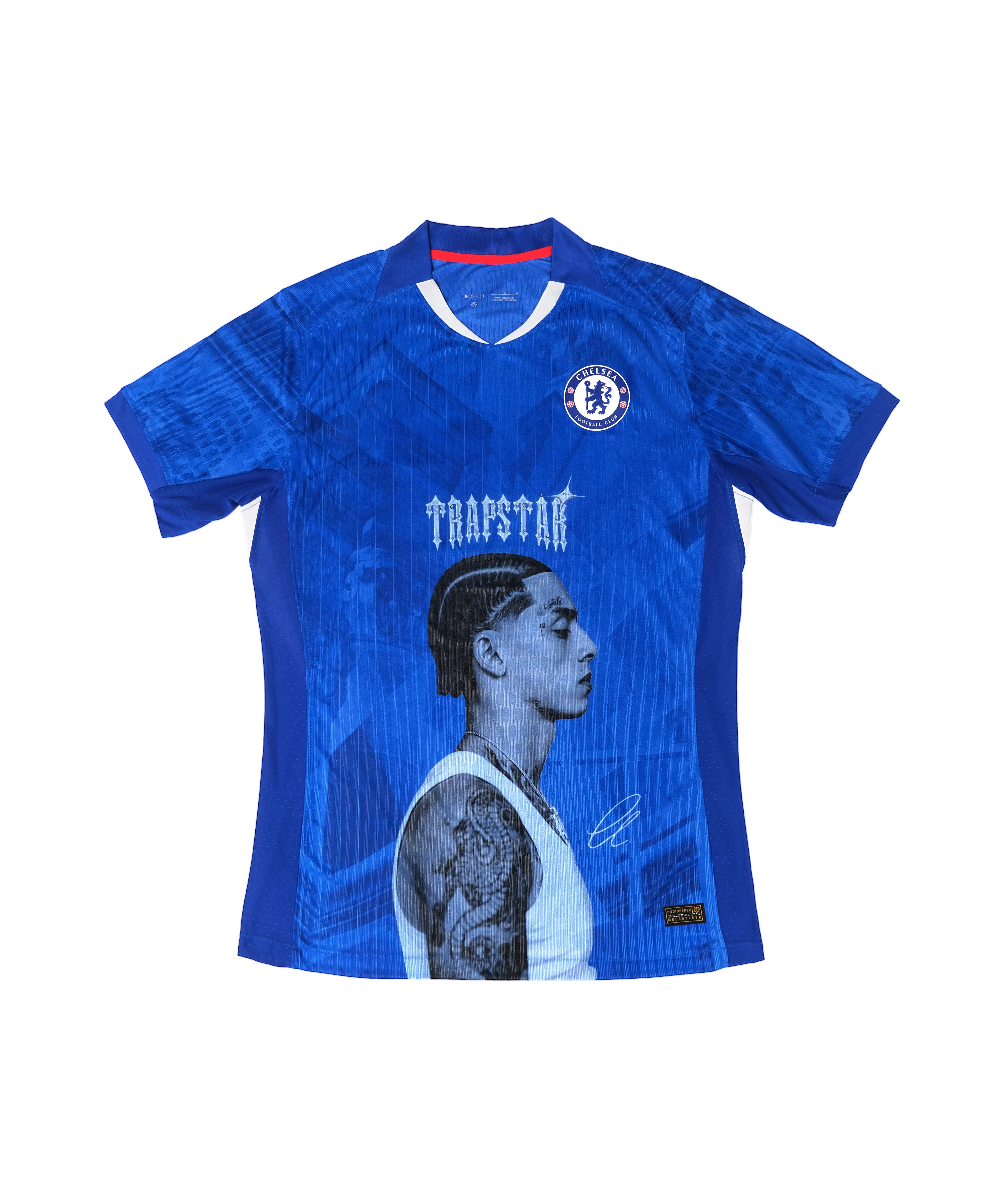 Central Cee Chelsea Blau Grafiktrikot