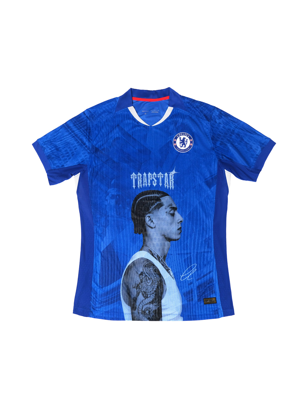 Central Cee Chelsea Blue Graphic Jersey