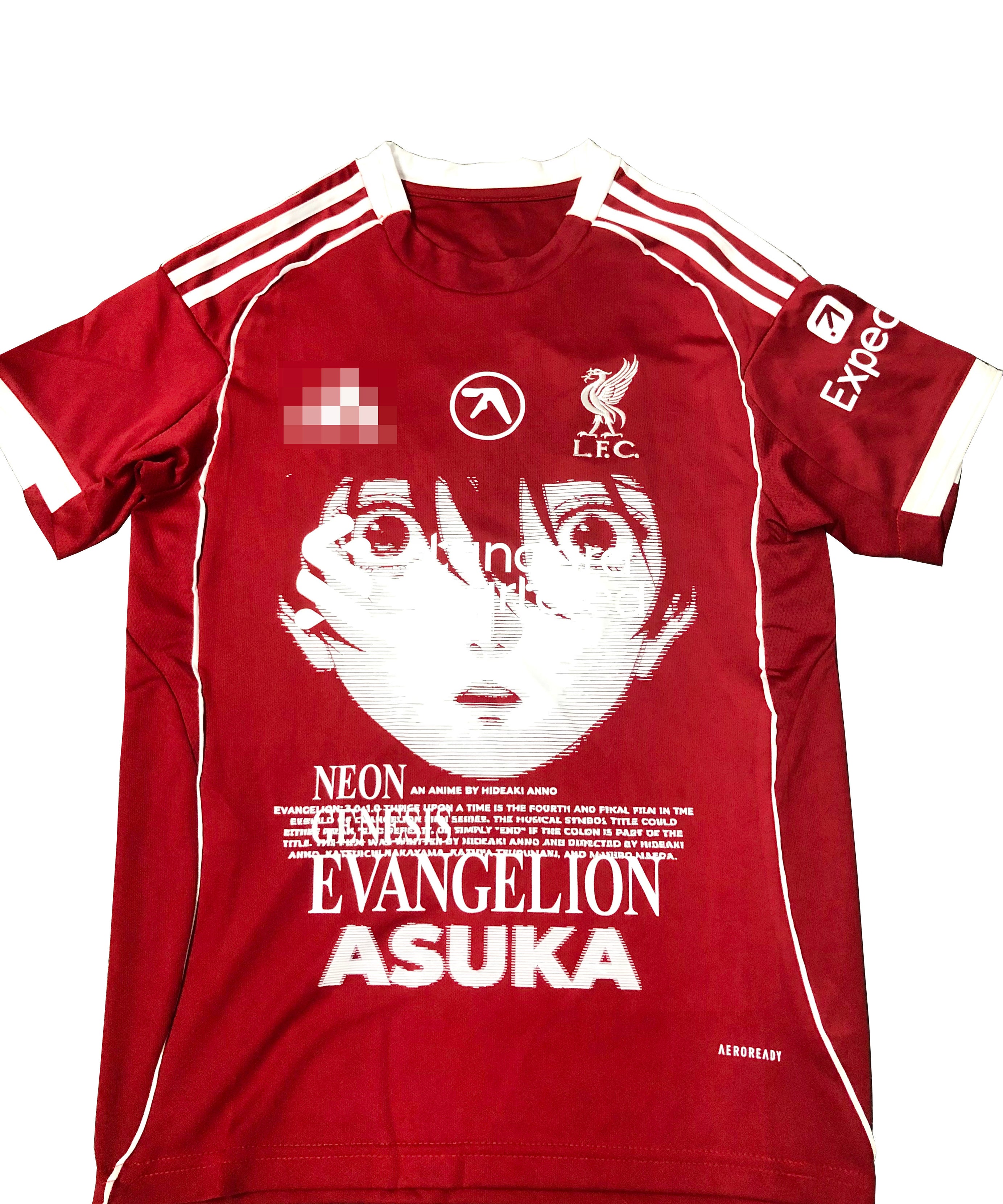 Asuka Langley Liverpool Red Graphic Jersey