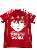 Asuka Langley Liverpool Red Graphic Jersey
