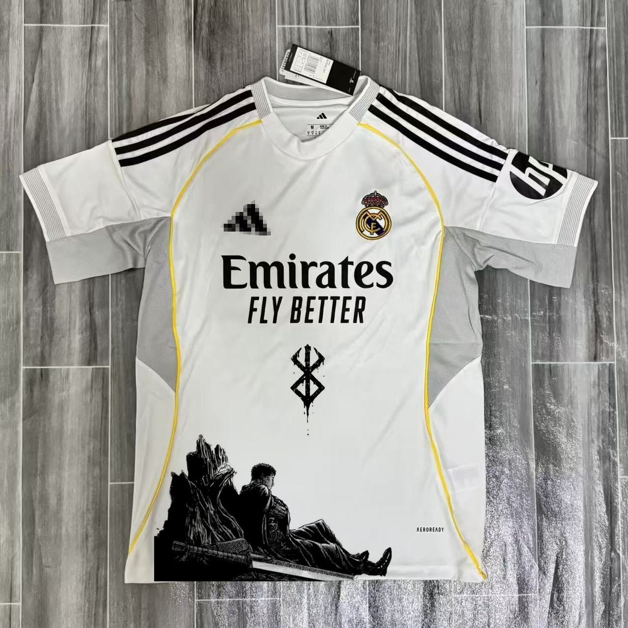 Guts Real Madrid White Graphic Jersey