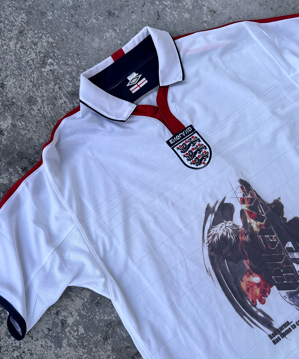 Kula Diamond England Weiß Grafiktrikot