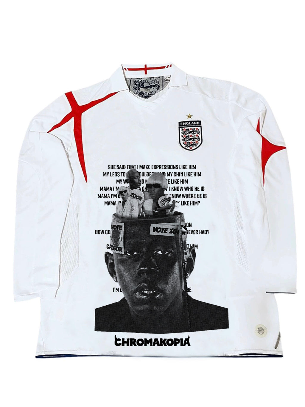 Tyler The Creator Vintage England Remake Jersey