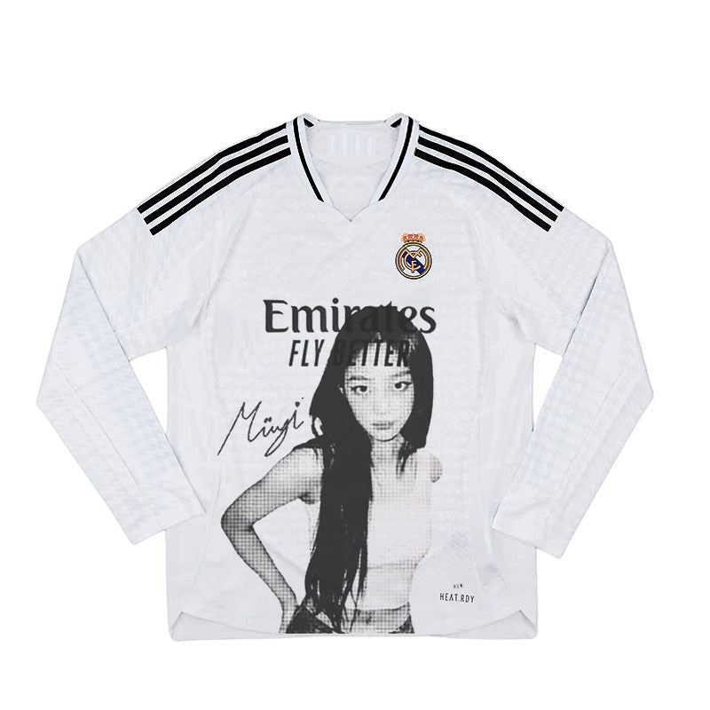 NewJeans Minji Real Madrid Remake Jersey
