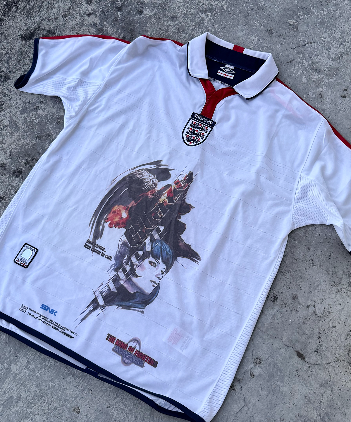 Kula Diamond England Weiß Grafiktrikot