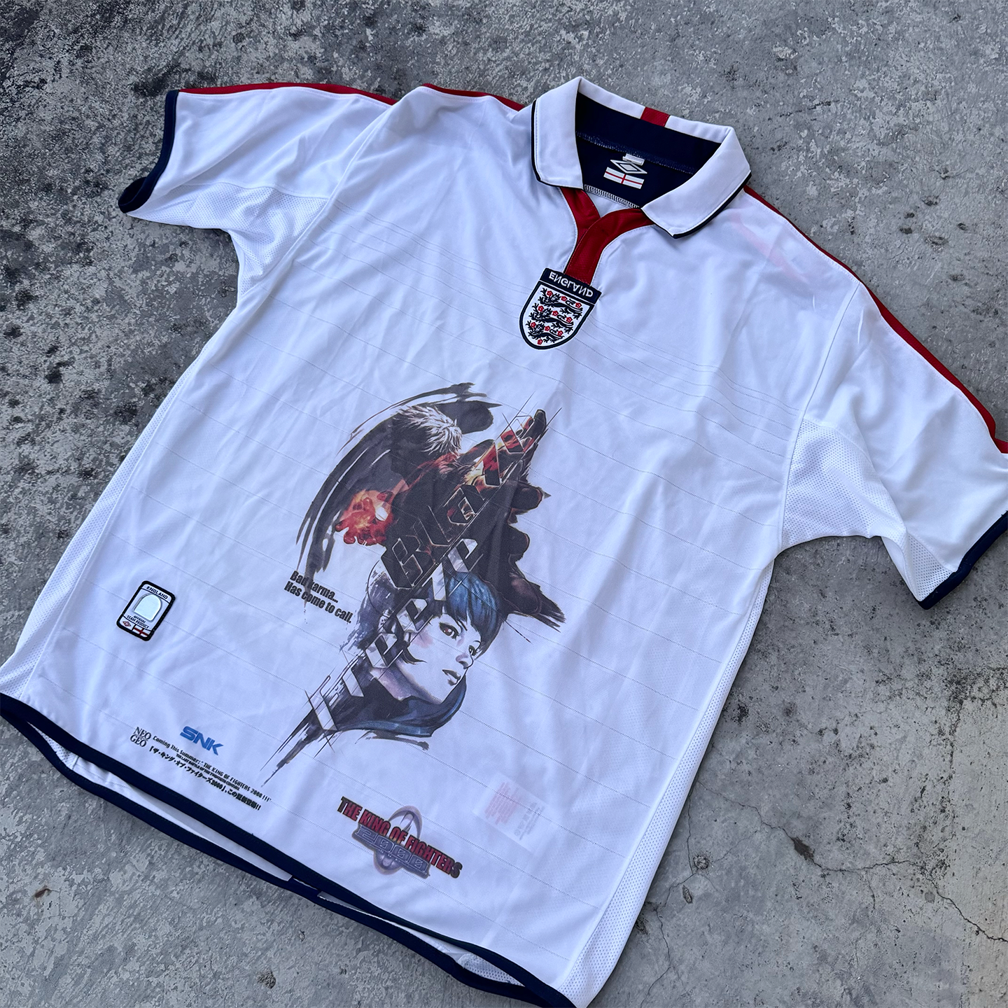 Kula Diamond England Weiß Grafiktrikot