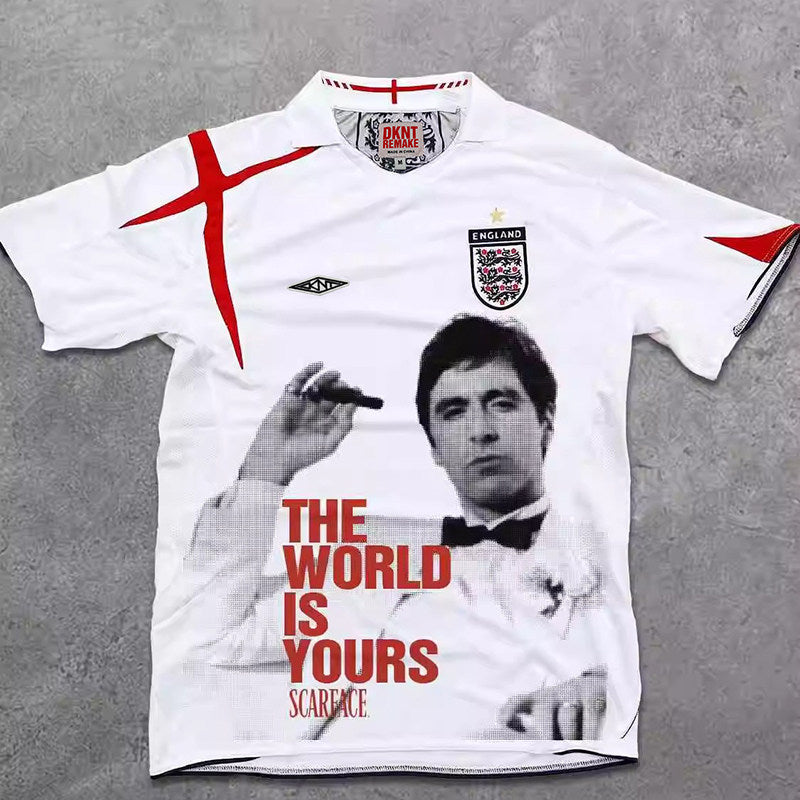 Scarface England Weiß Grafiktrikot