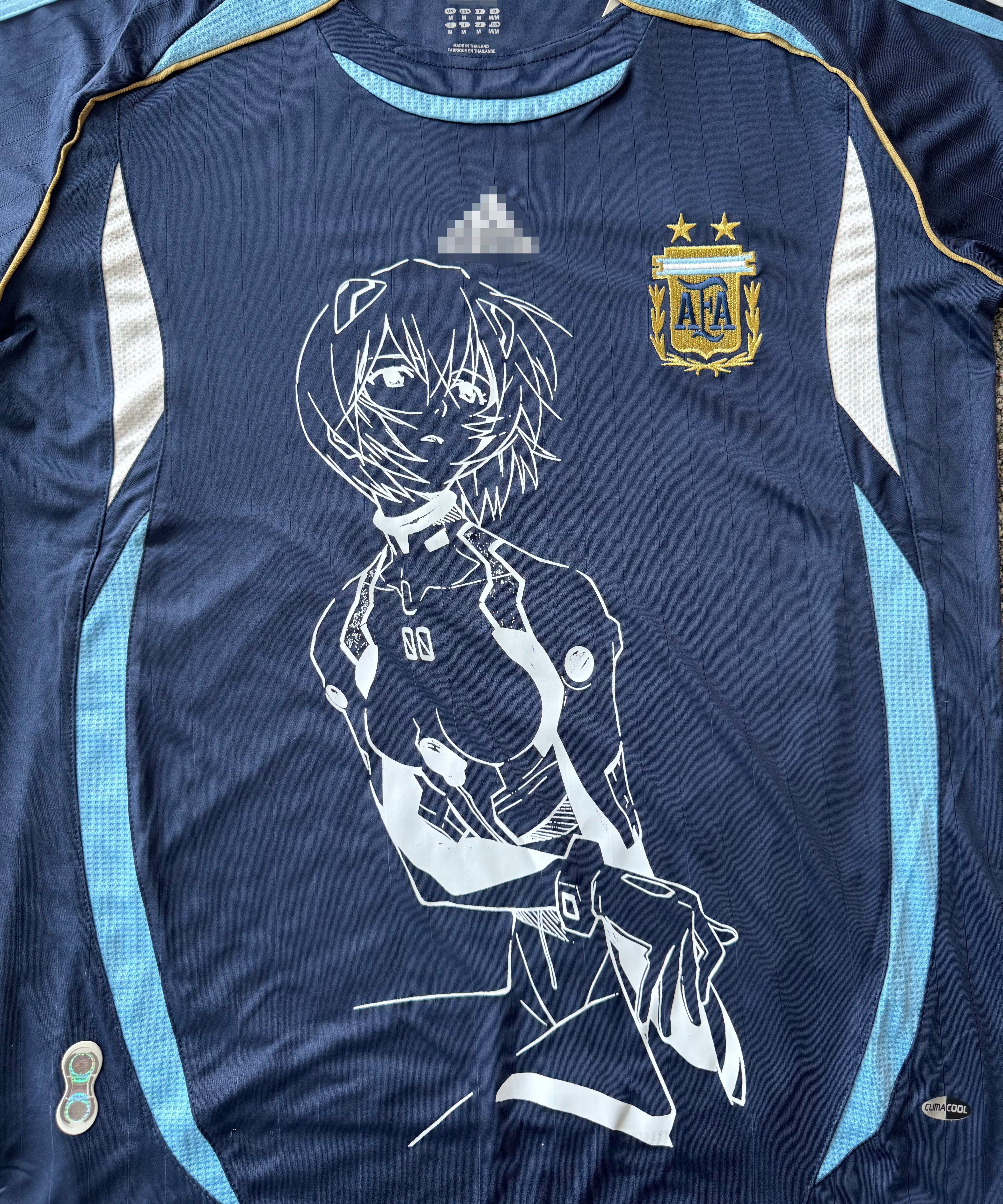 EVA Rei Argentina Retro Blue Jersey - product view 4