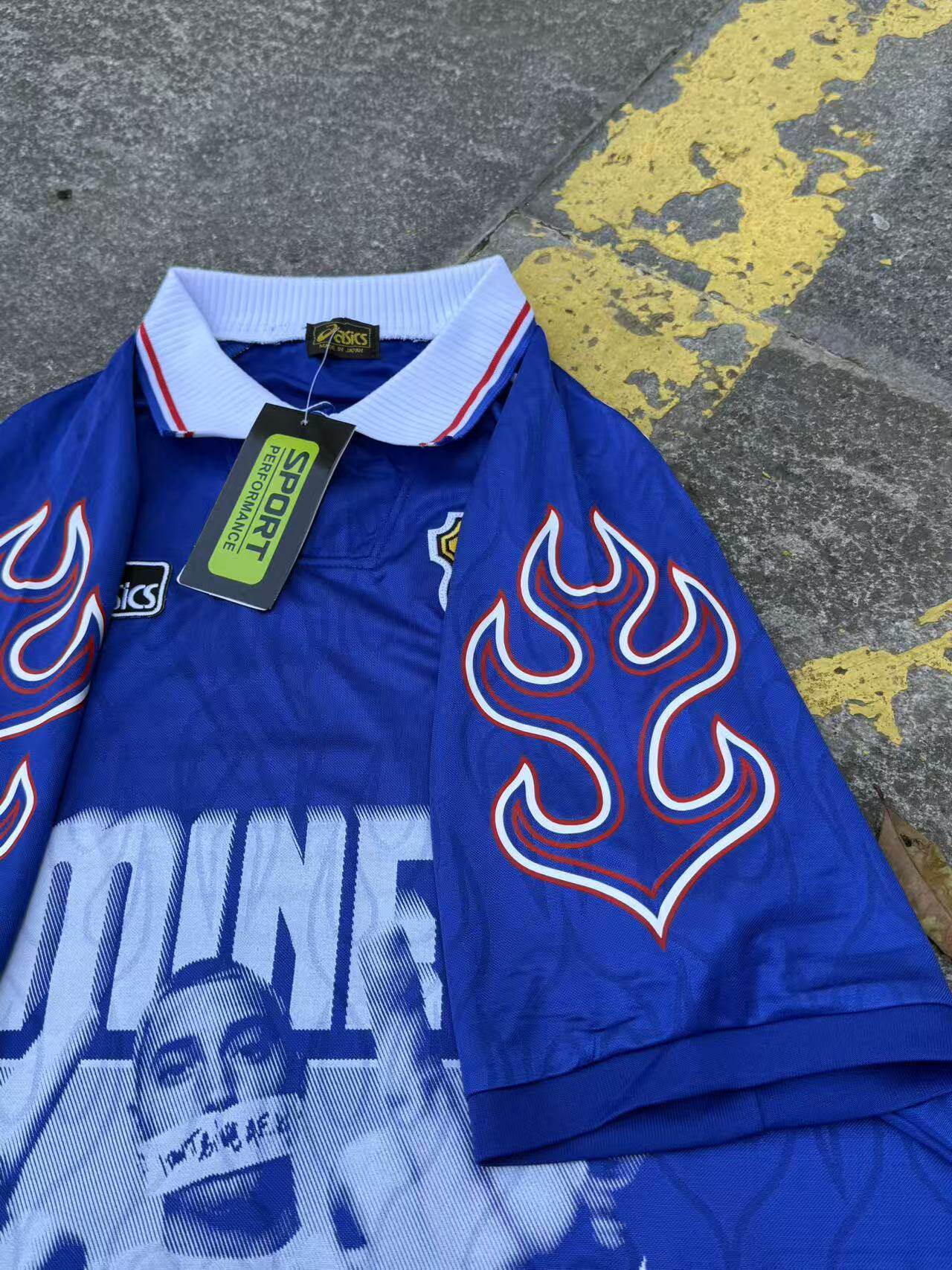 Eminem Blue Vintage Football Jersey