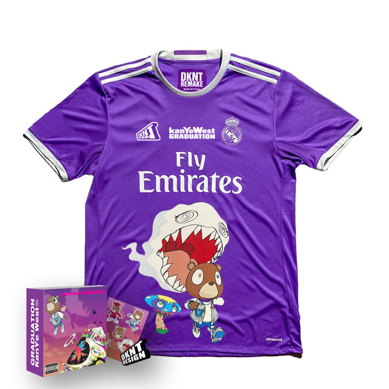 Kanye West Graduation Purple Graphic Jersey