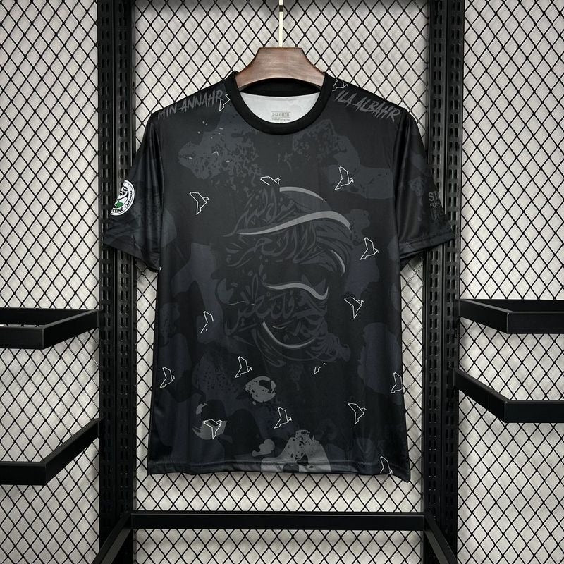 Schwarzes Trikot „Free Palestine“
