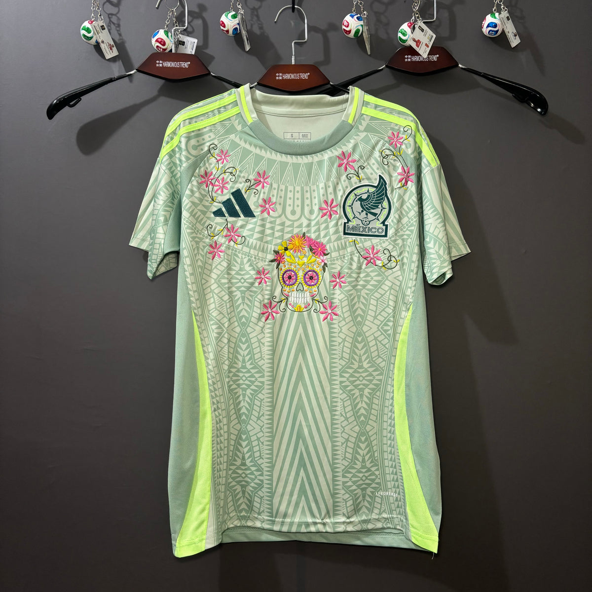 Mexico Mint Calavera Embroidered Jersey - product image 1 - b26570ac