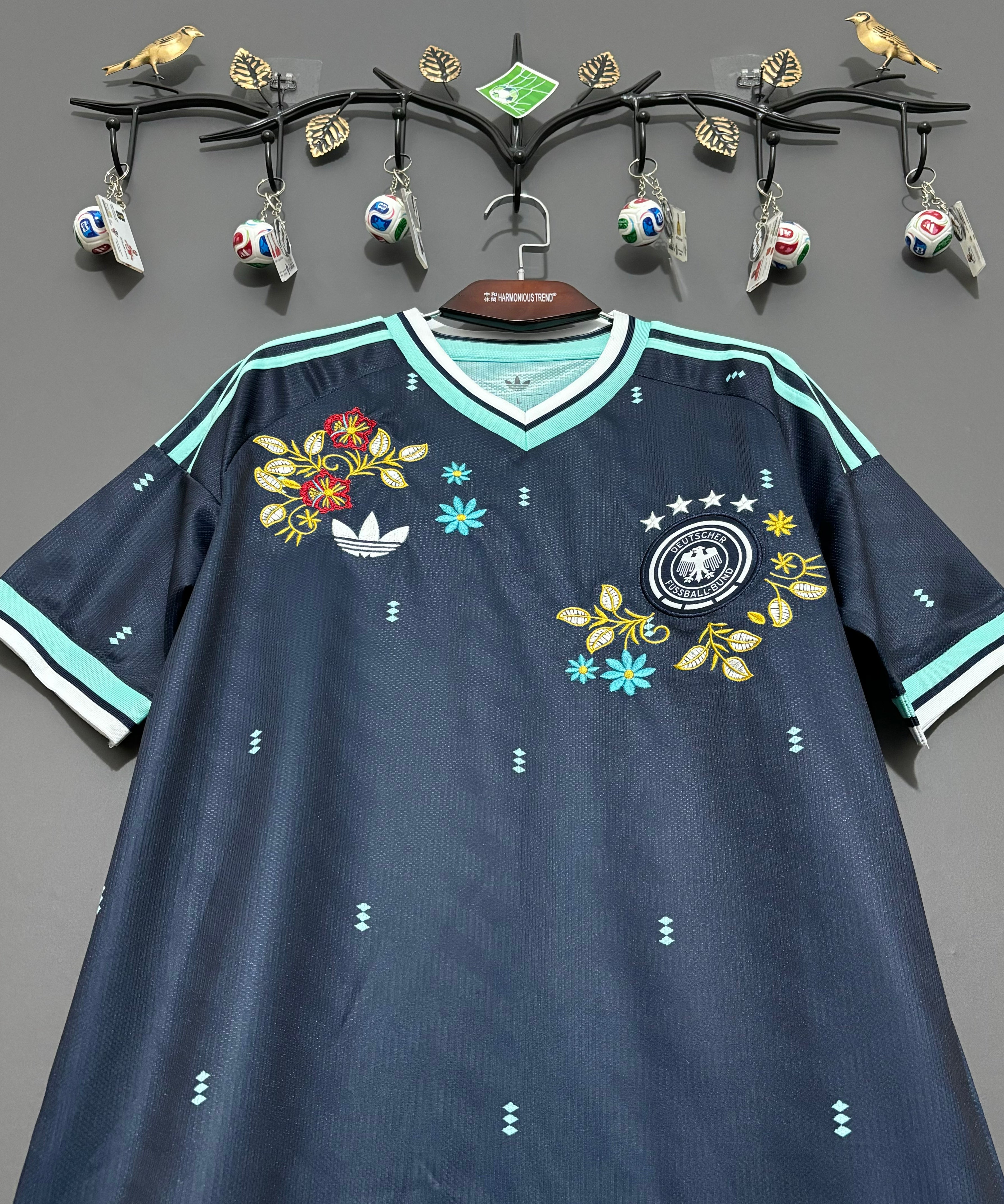 Germany Mint Floral Embroidered Jersey - product image 3 - c89104da