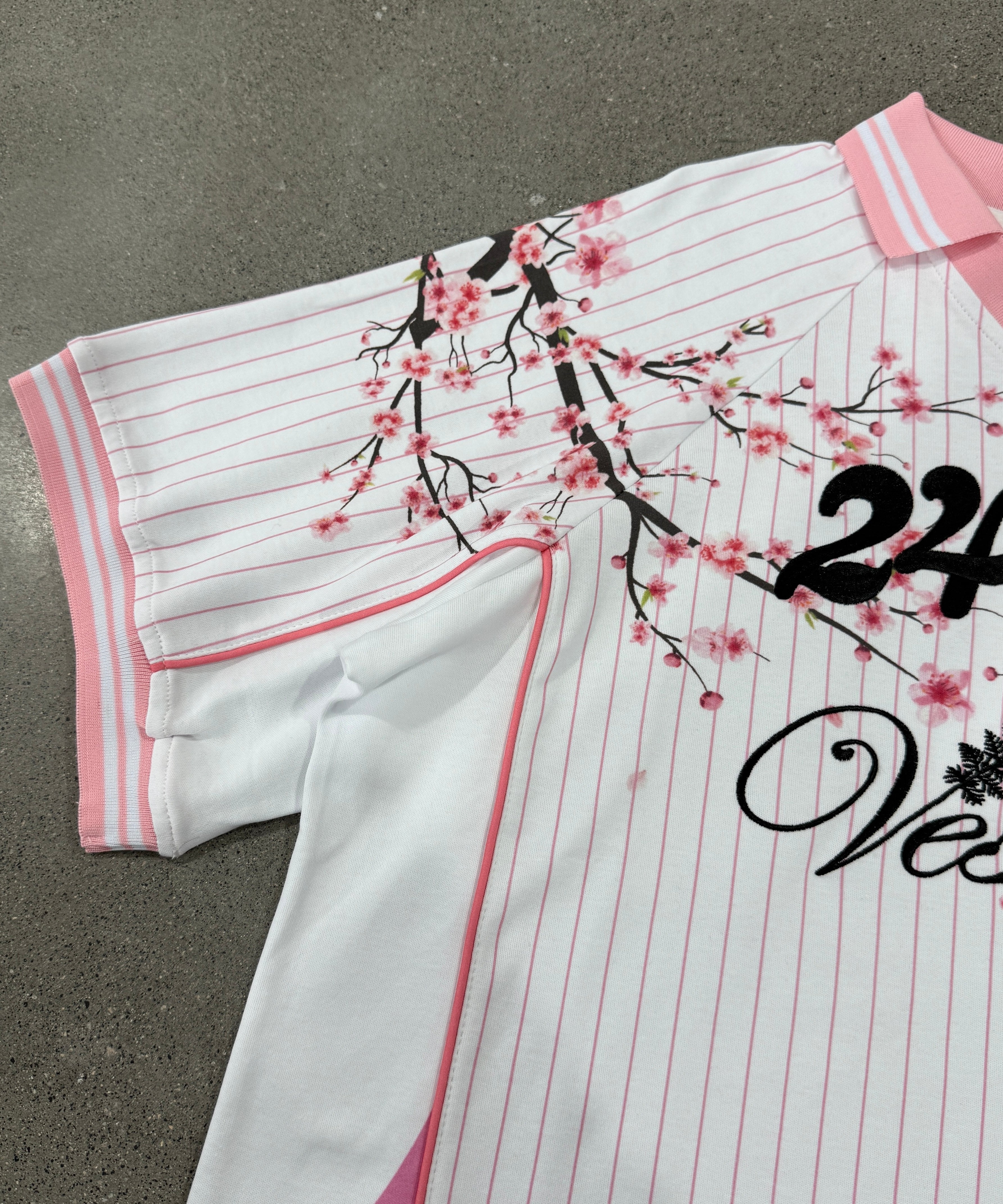 Japanese cherry blossom jersey