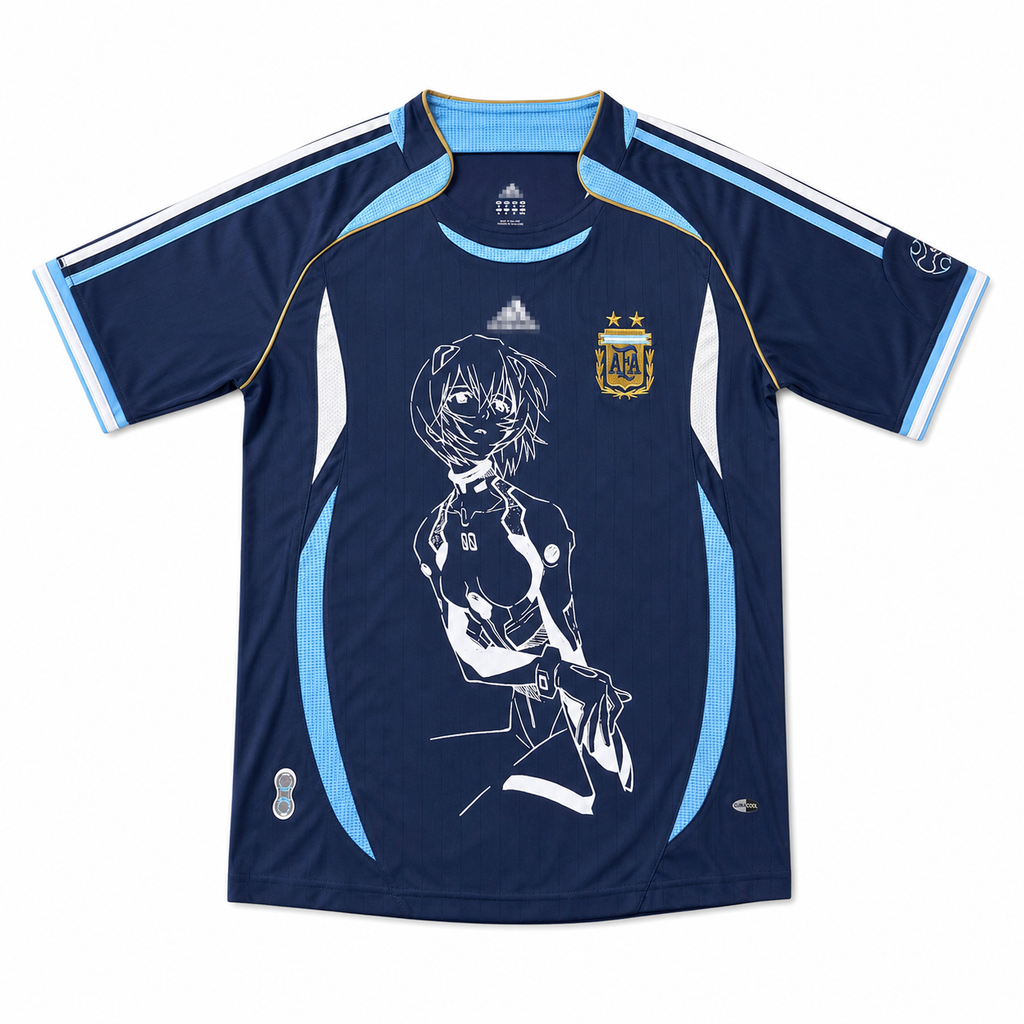 Approved clean product image - EVA Rei Argentina Retro Blue Jersey