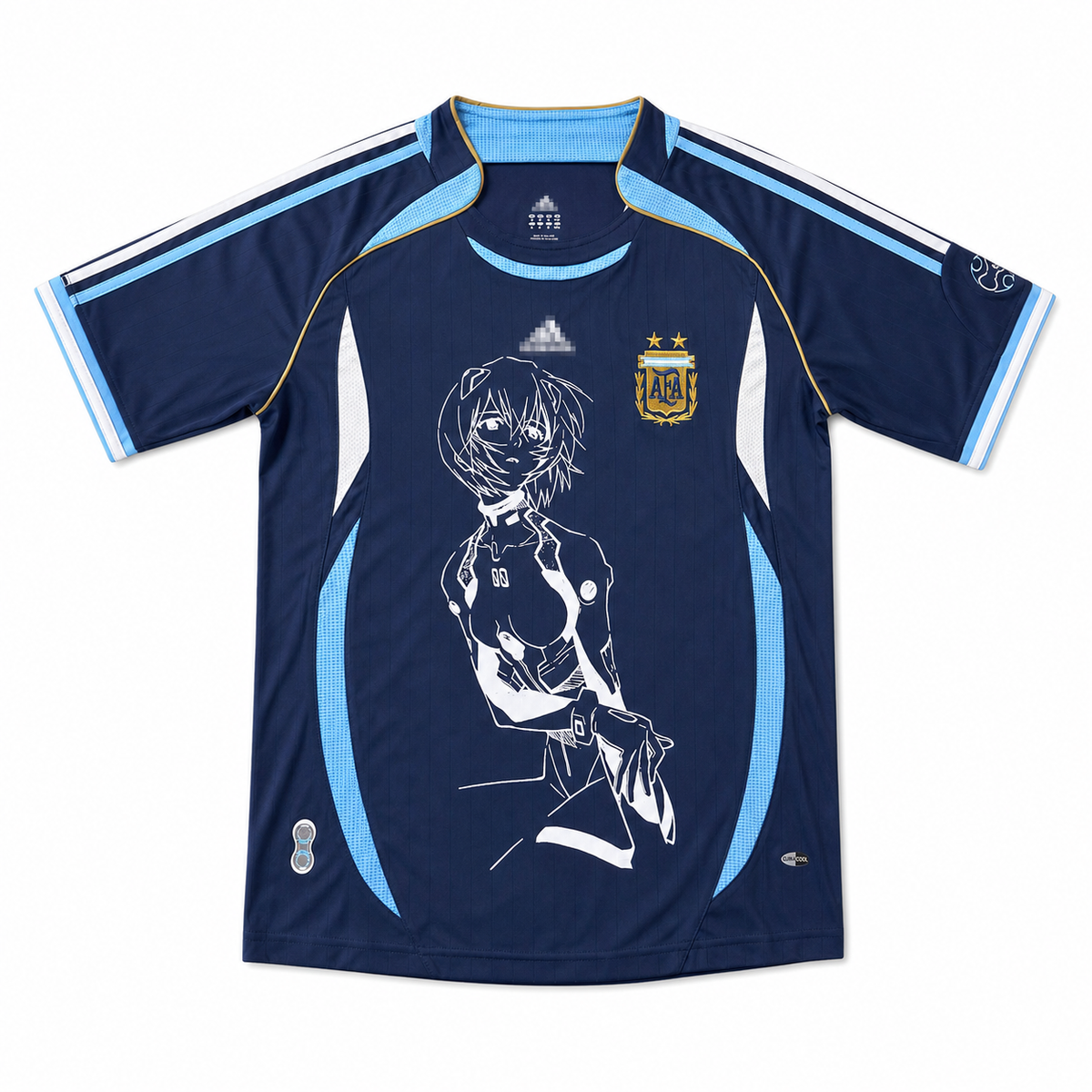 Approved clean product image - EVA Rei Argentina Retro Blue Jersey