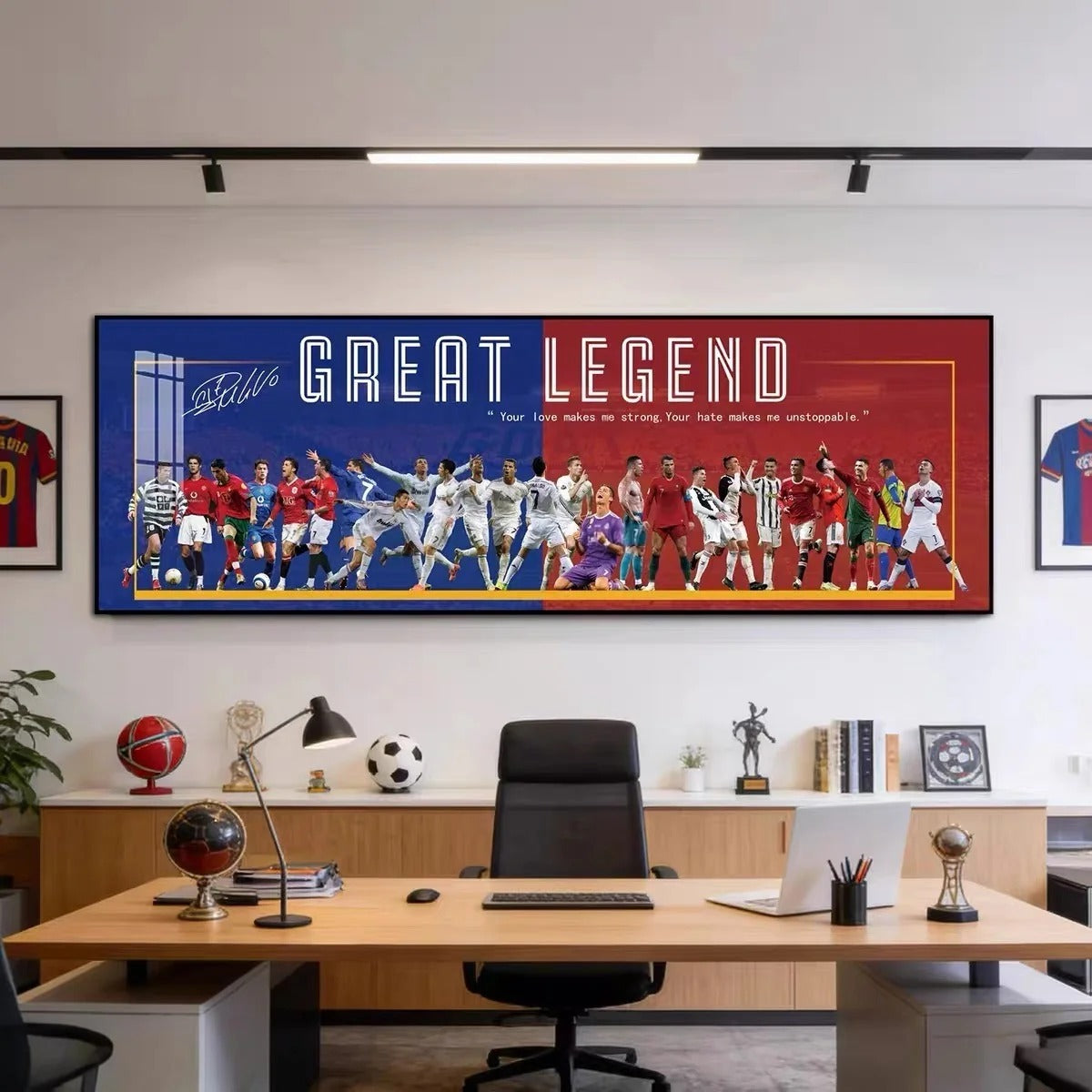 Cristiano Ronaldo – großartige Legenden-Wandkunst
