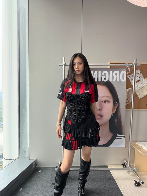 AC Milan Black Lace Corset Jersey - product image 2