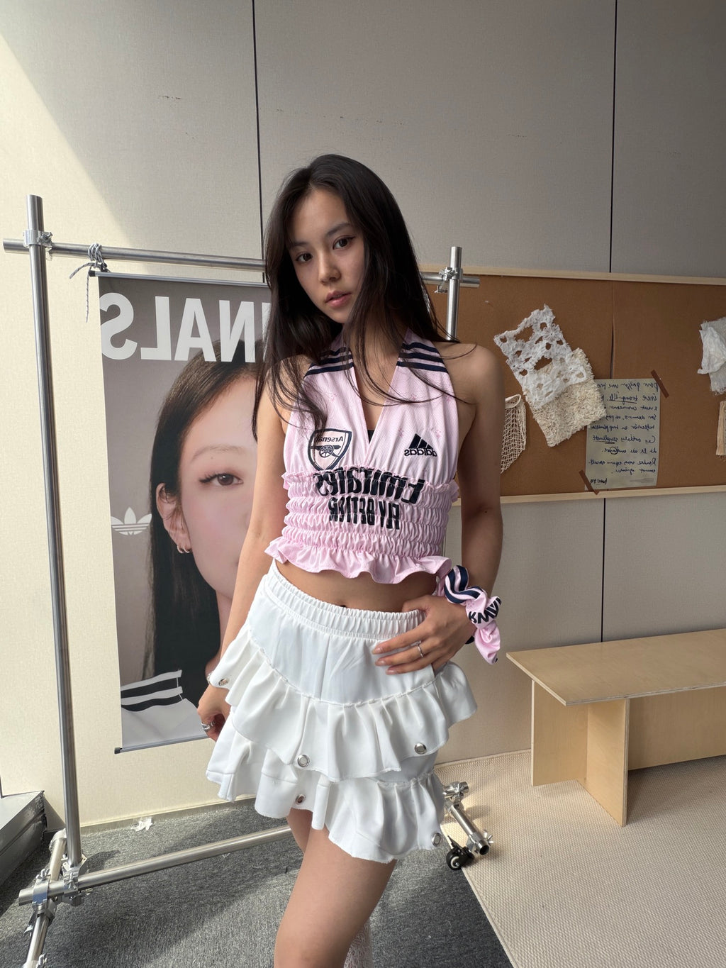 Real Madrid Pink Shirred Halter Jersey - product image 5