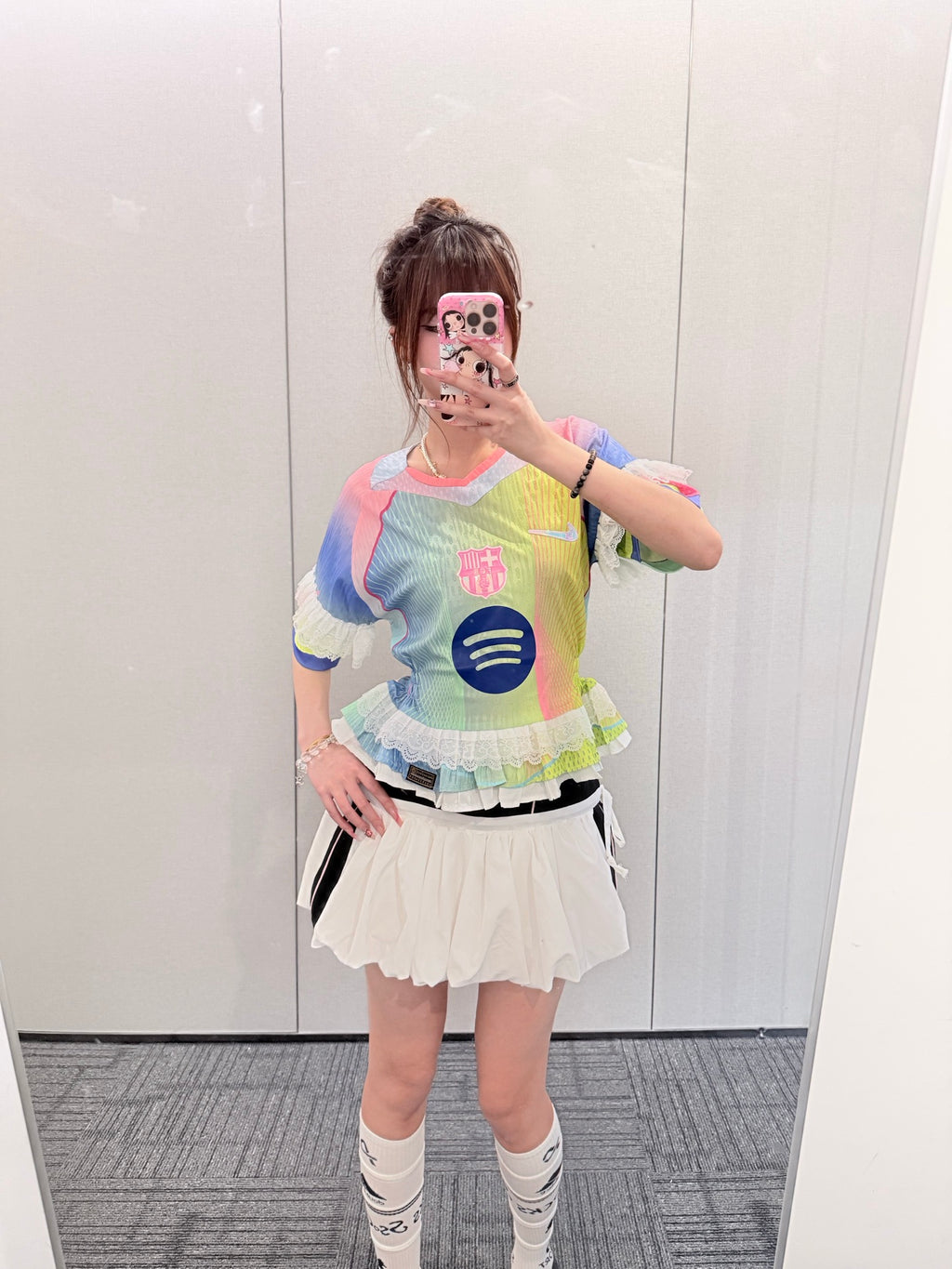 FC Barcelona Gradient Ruffle Jersey Dress - product image 5