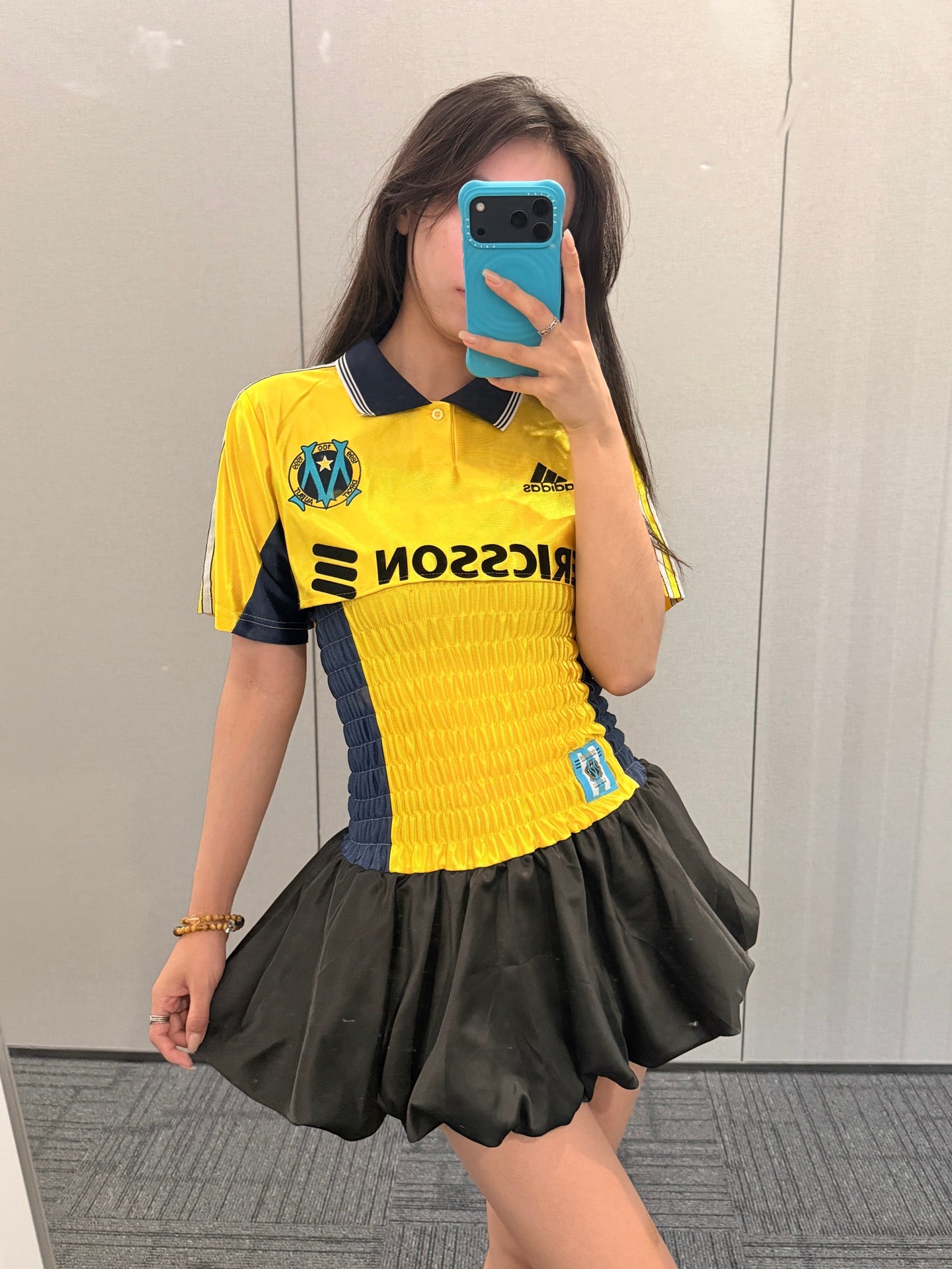 Marseille Shirred Jersey and Bubble Skirt Two-Piece Set - product image 5