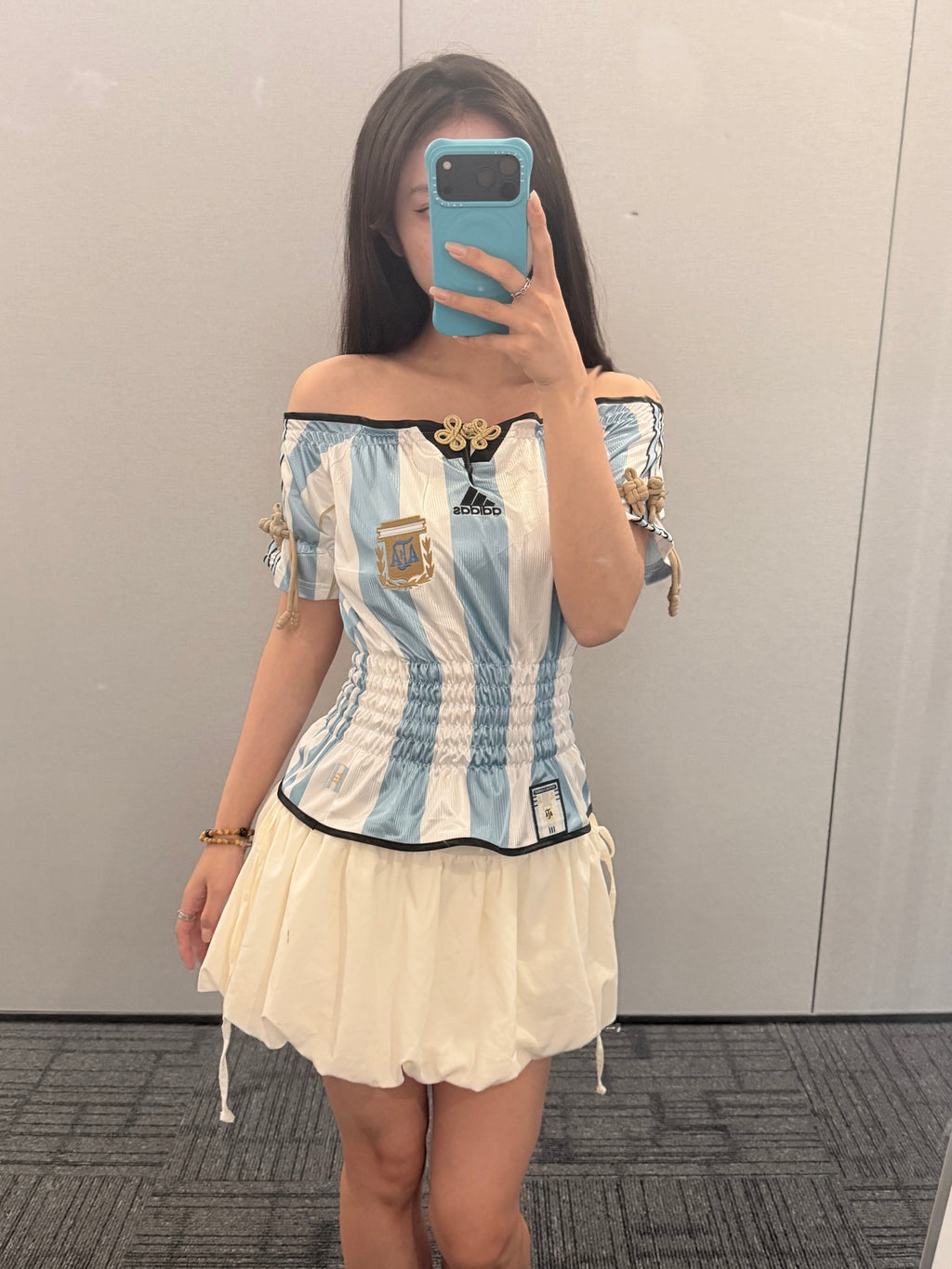 Argentina Off-Shoulder Corset Jersey - product image 3