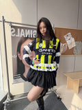 Juventus Black and Gold Ruffle Jersey Dress - product image 1