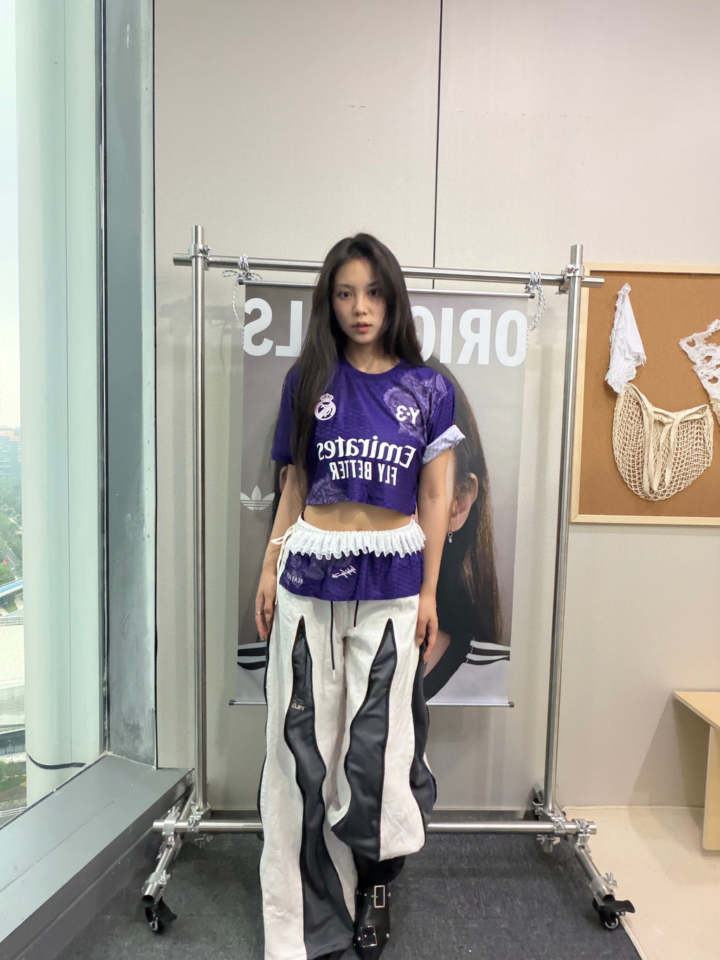 Real Madrid Purple Ruffle Jersey - product image 3