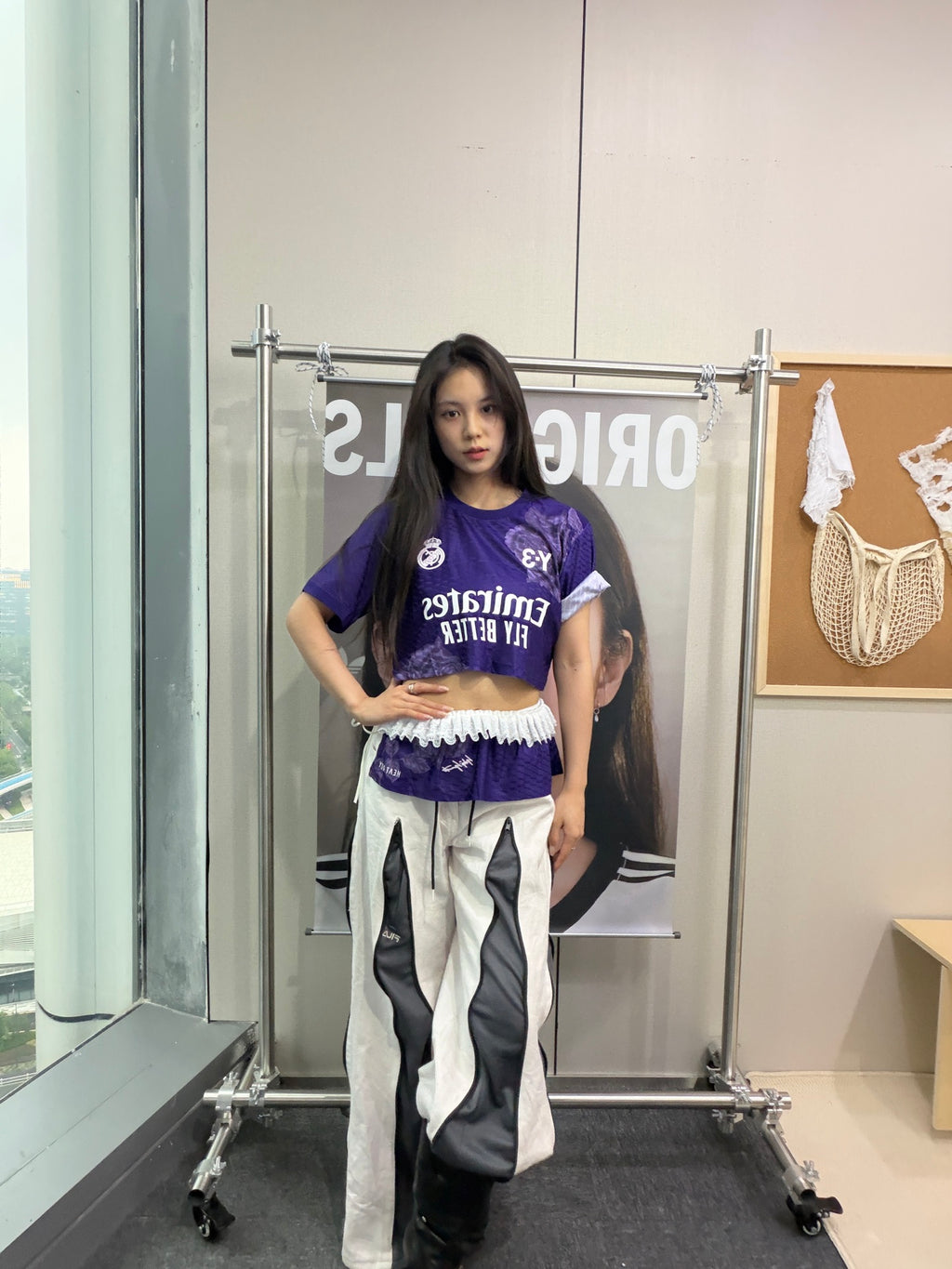 Real Madrid Purple Ruffle Jersey - product image 2