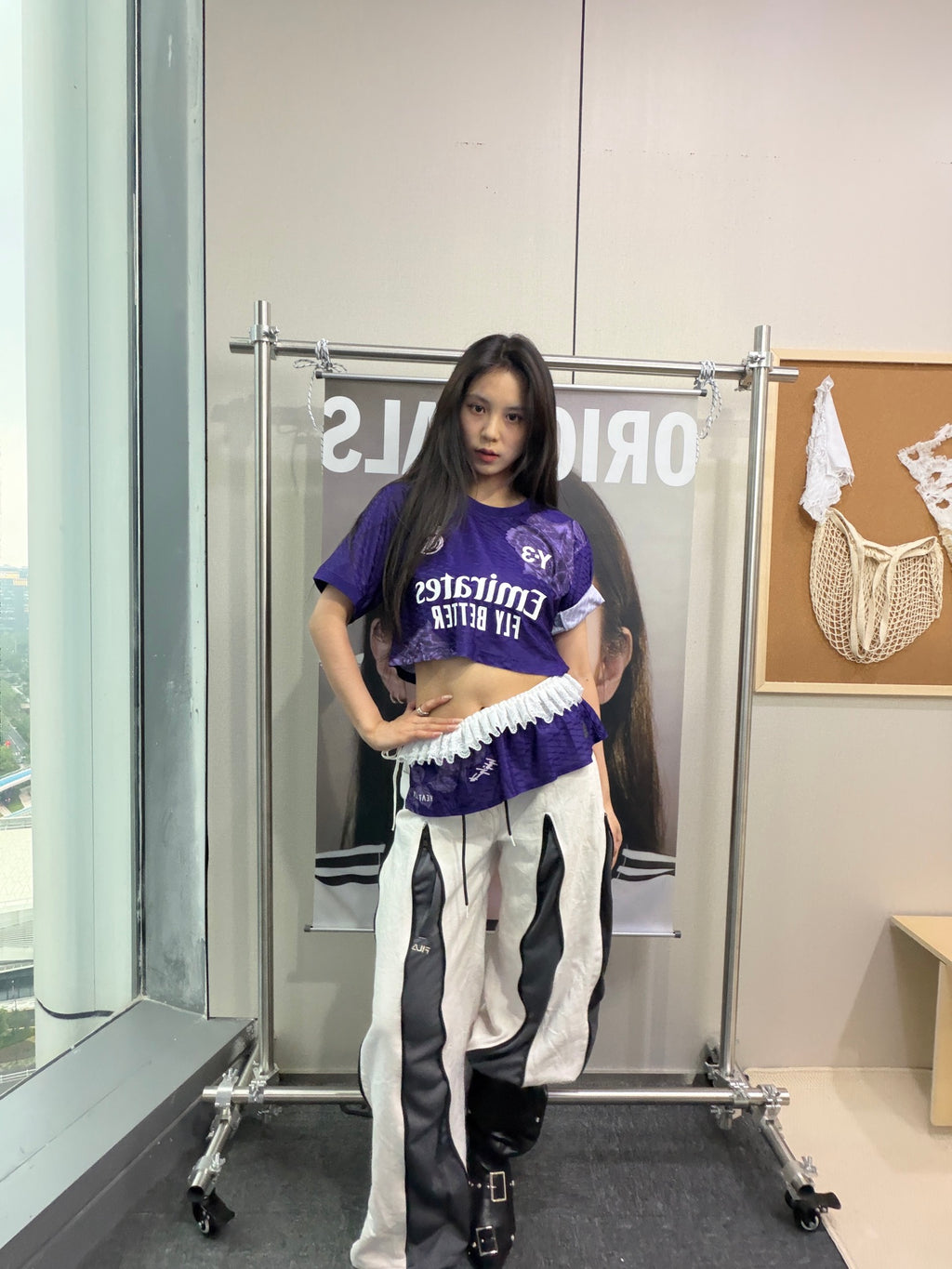 Real Madrid Purple Ruffle Jersey - product image 1