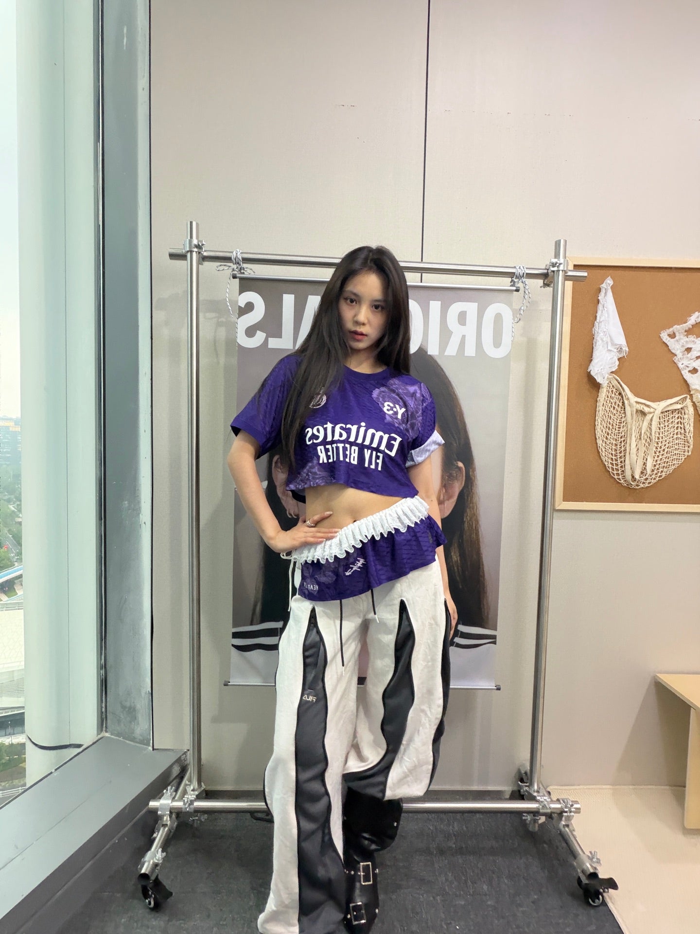 Real Madrid Purple Ruffle Jersey - product image 1