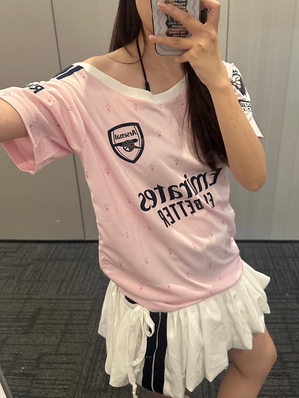 Real Madrid Pink Off-Shoulder Jersey - product image 2