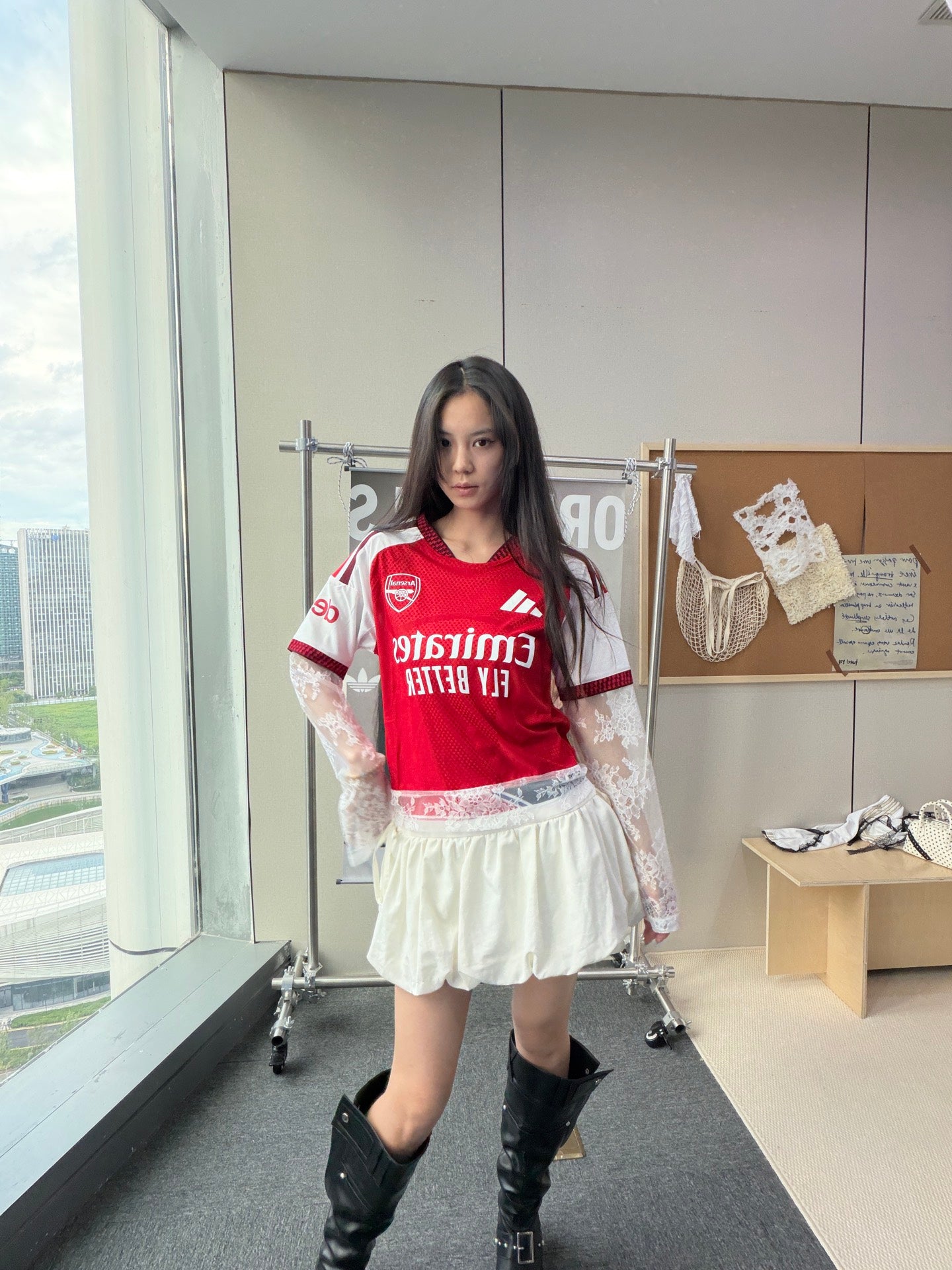 Manchester United Red Lace Long-Sleeve Jersey - product image 4