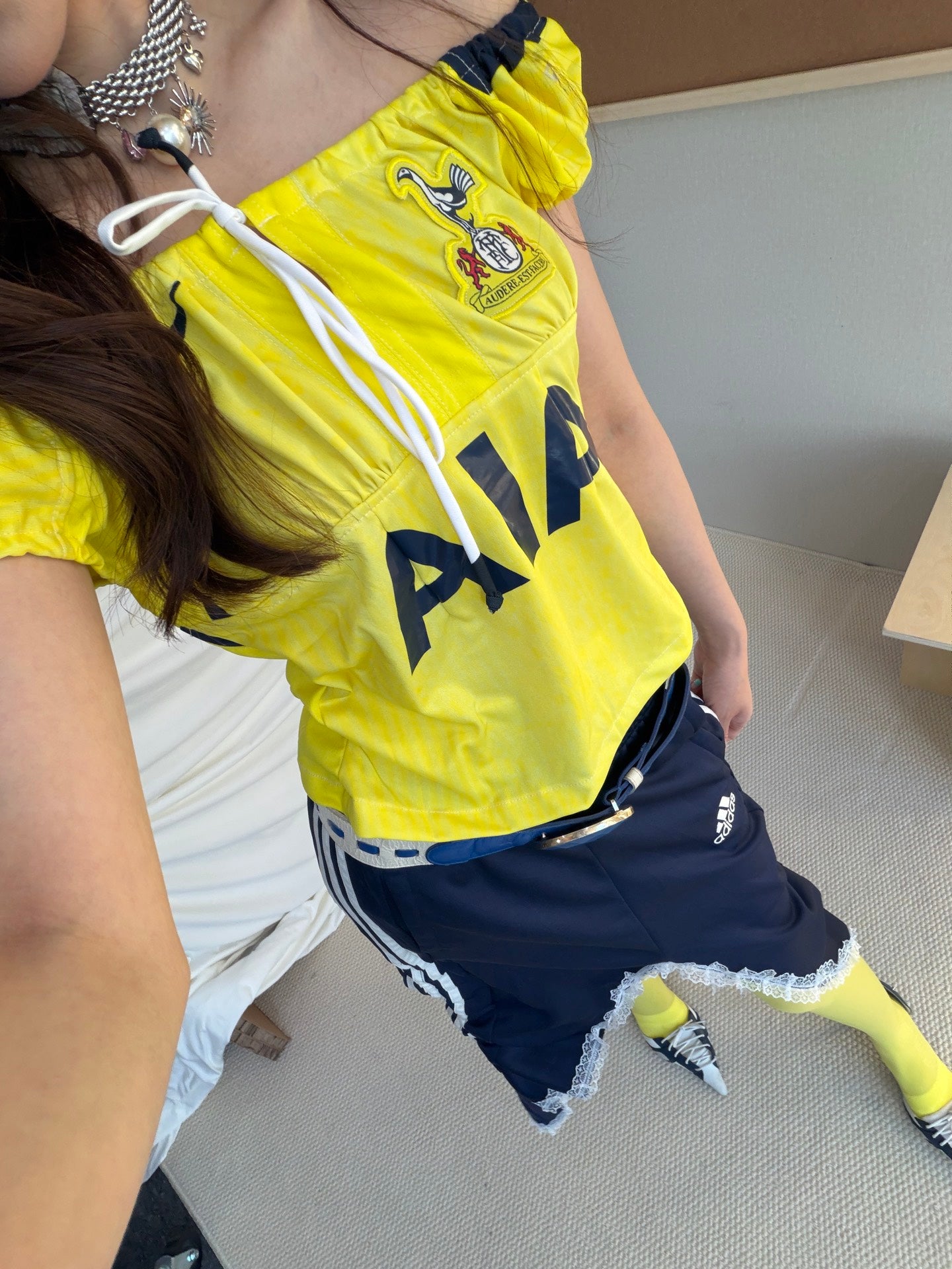 Tottenham Yellow Cropped Jersey - product image 3