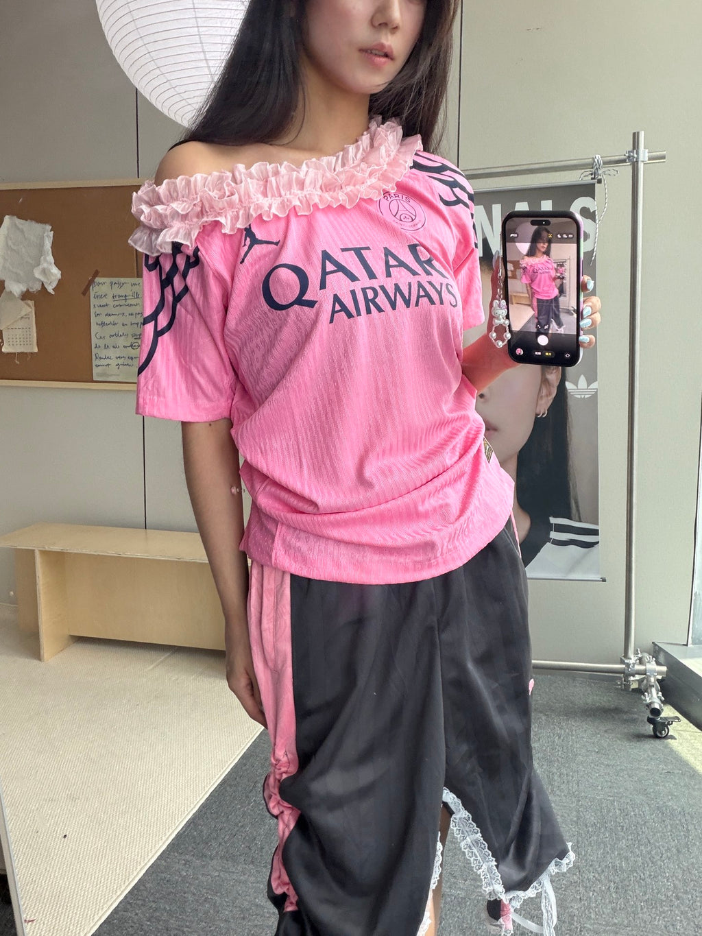 Paris Saint-Germain Pink Off-Shoulder Jersey - product image 2