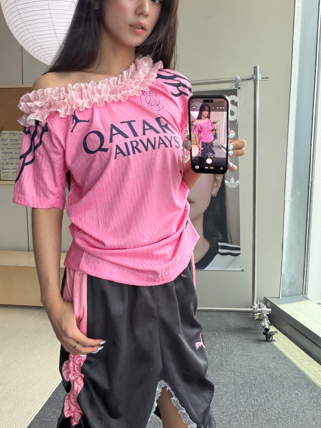 Paris Saint-Germain Pink Off-Shoulder Jersey - product image 6