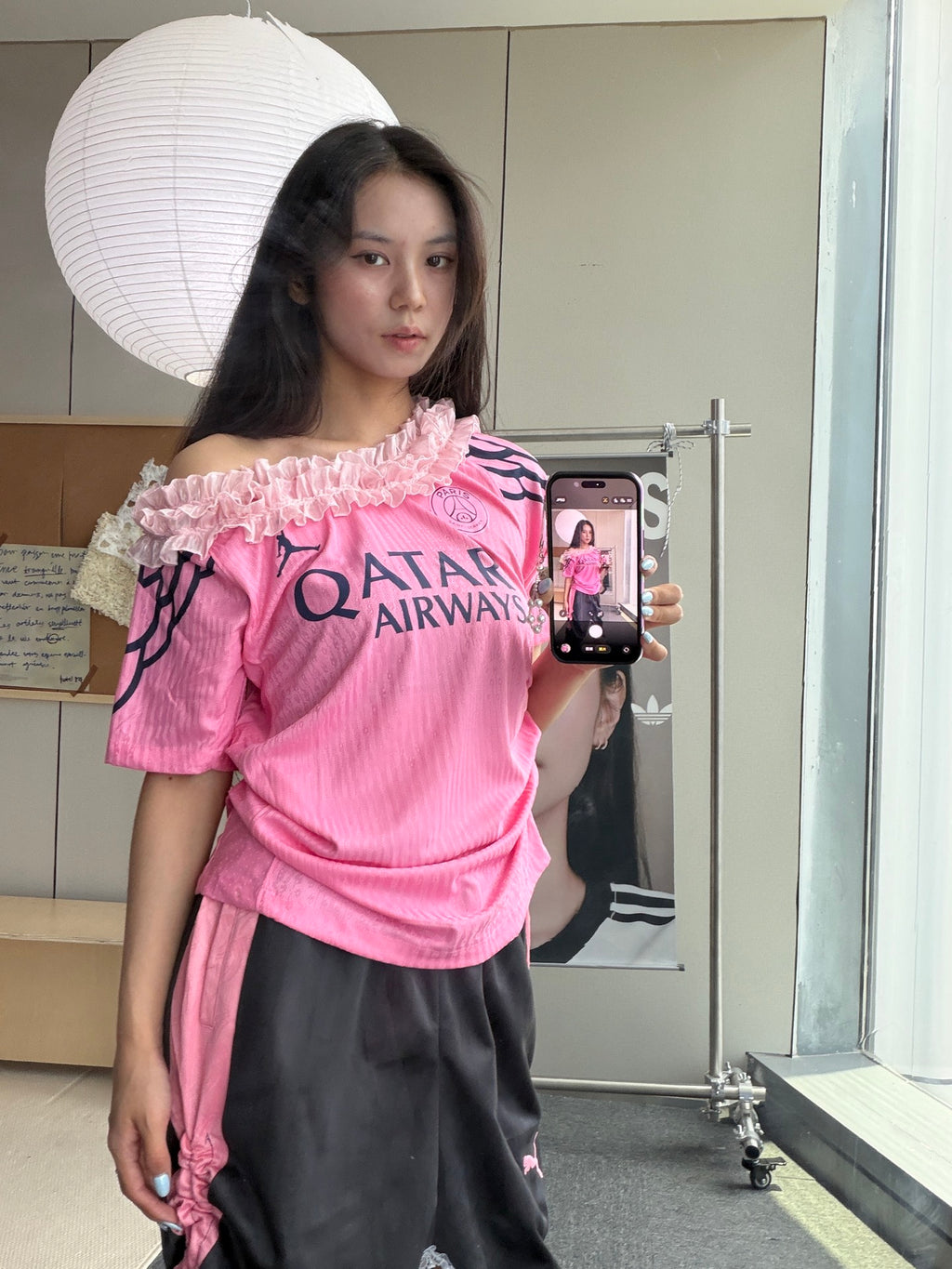 Paris Saint-Germain Pink Off-Shoulder Jersey - product image 5