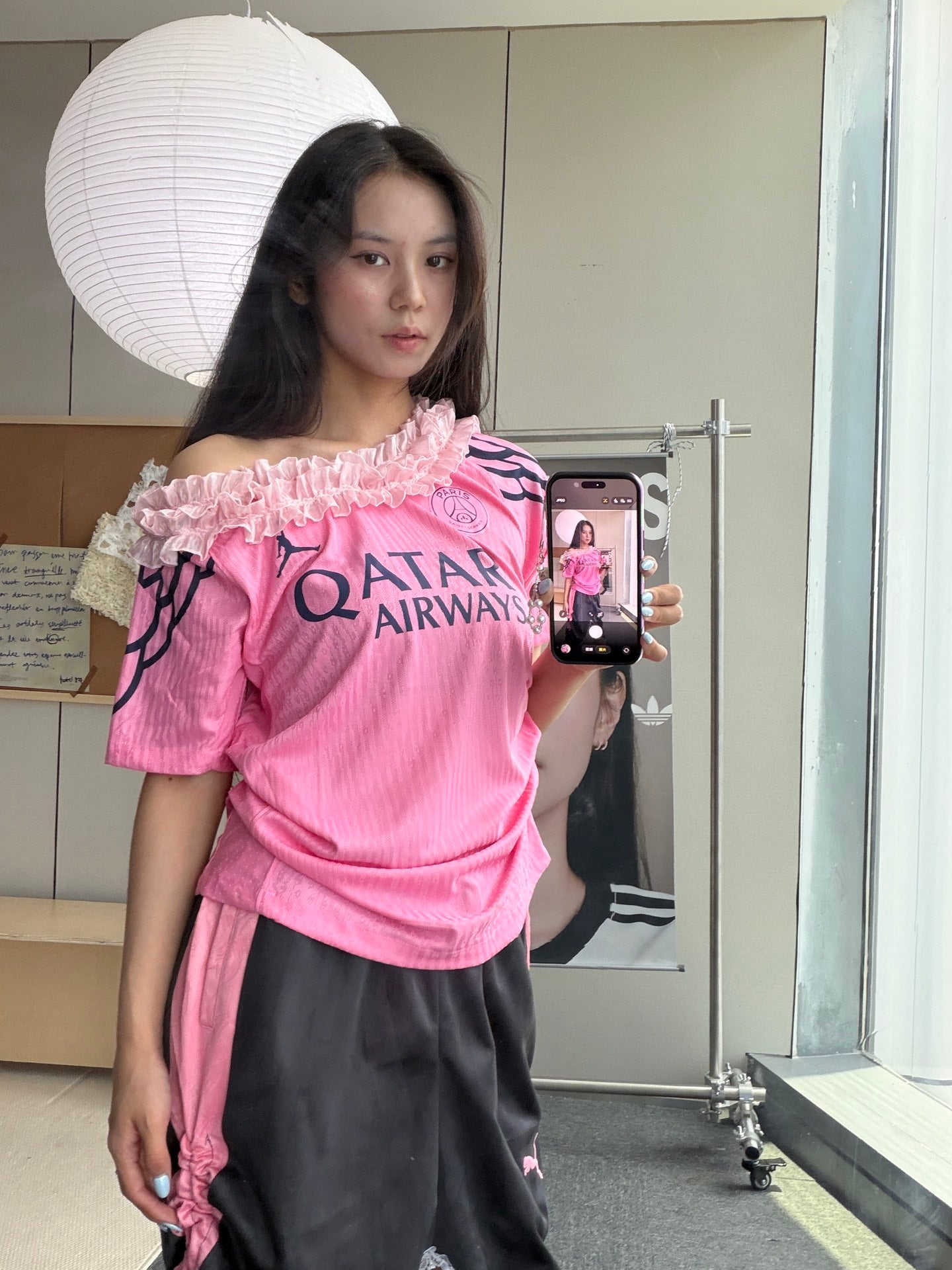 Paris Saint-Germain Pink Off-Shoulder Jersey - product image 5