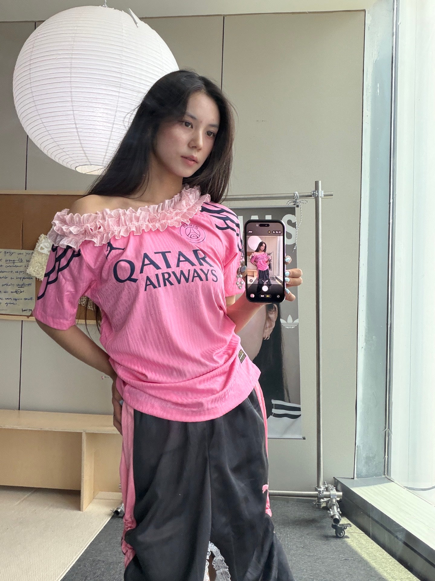 Paris Saint-Germain Pink Off-Shoulder Jersey - product image 3